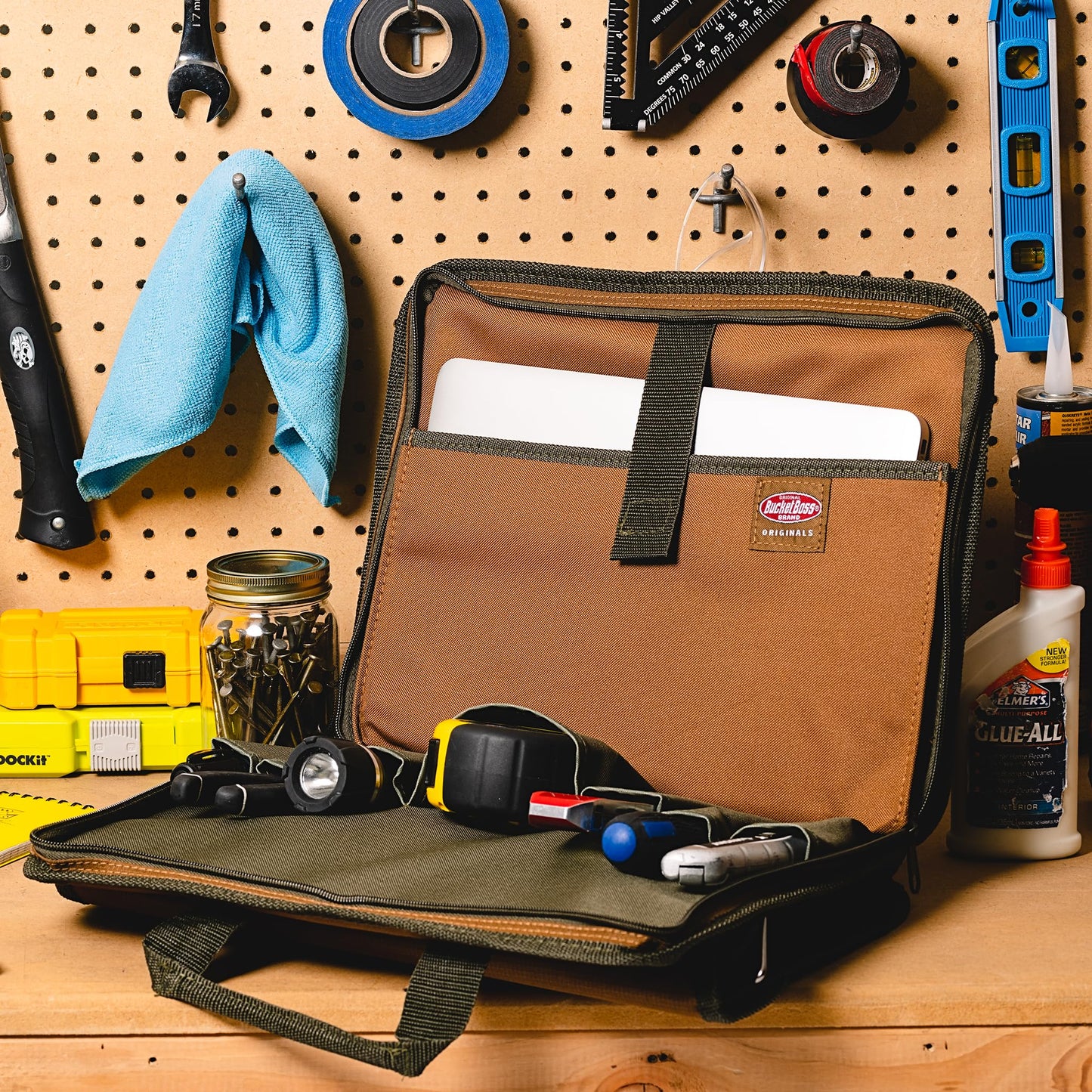 Bucket Boss Contractors Briefcase 16"x6"x12.5" 62100-1 Each