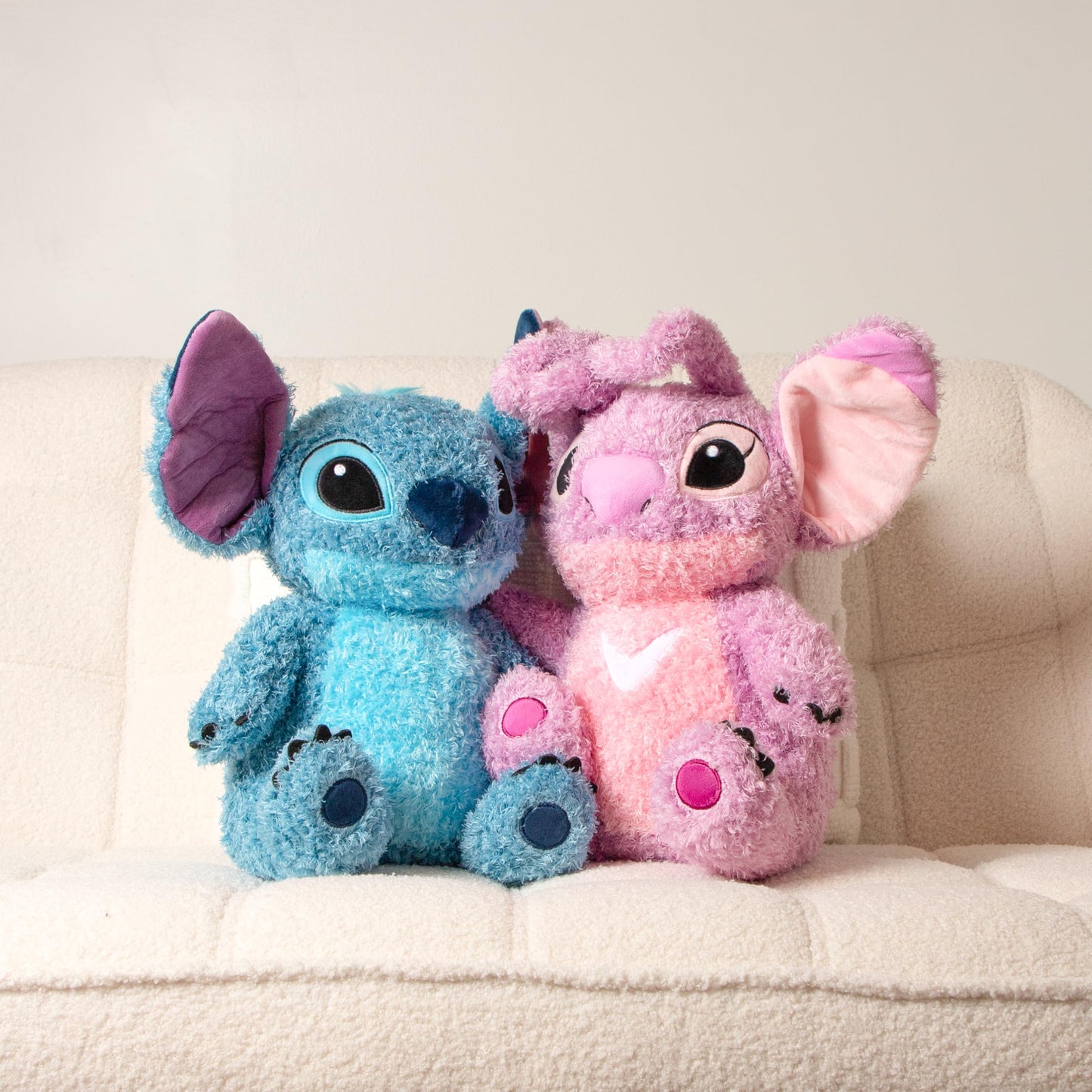 Jay Franco Weighted Disney Plush Pillow Buddy - 2.5 lbs Soft Plushie Stuffed Pillow, 14 Inches, Blue - Stitch