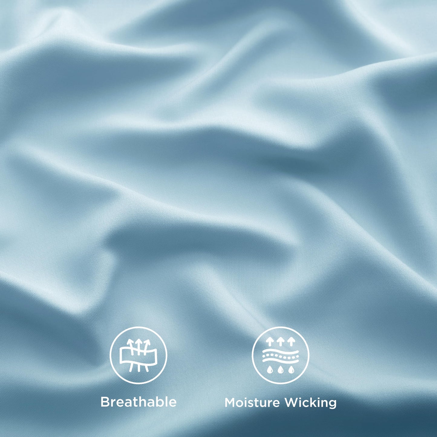 Bedsure Full Size Bed Sheets, Cooling Sheets, Rayon Derived from Bamboo, Breathable & Soft, Deep Pocket Up to 16 Inches, Hotel Luxury Silky Bedding for Hot Sleepers, Aqua
