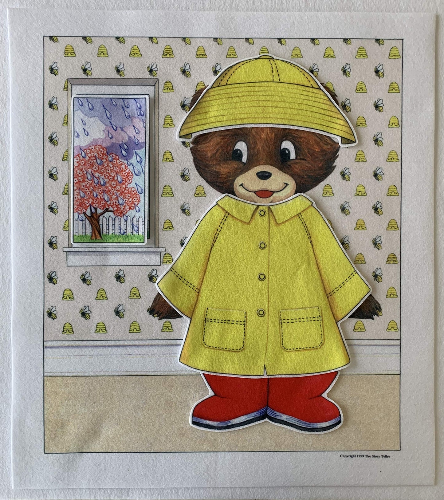 (Large precut cover) - Story Time Felts Dress Me Weather Bear Precut (Large precut Cover)