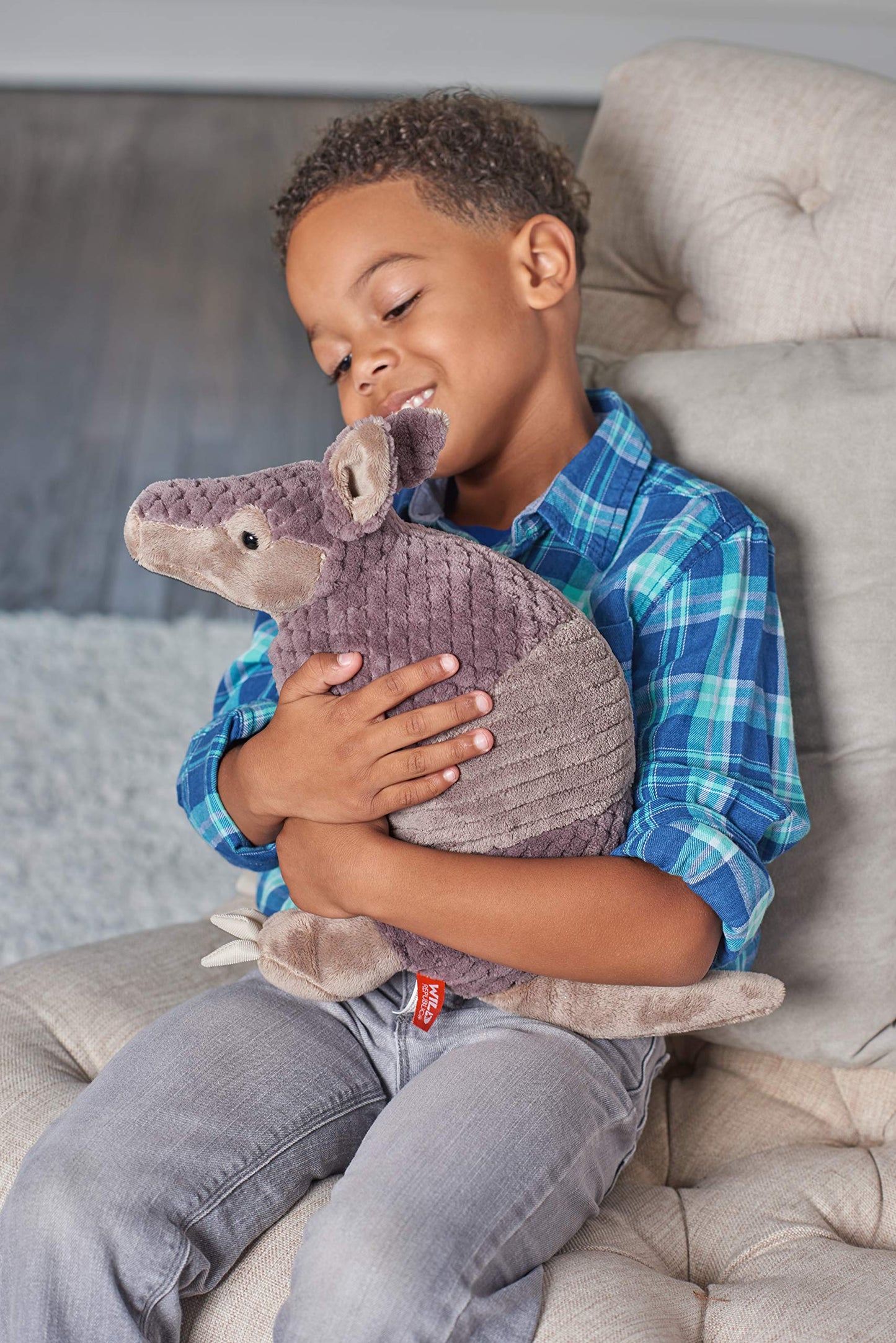 Wild Republic Armadillo Plush, Stuffed Animal, Plush Toy, Gifts for Kids, Cuddlekins 12 Inches