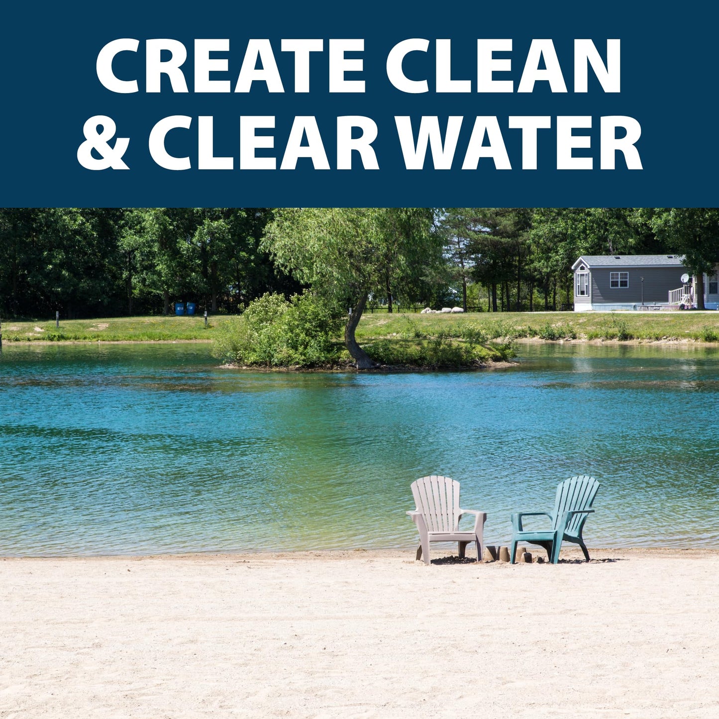 Airmax PondClear Packets, Beneficial Bacteria & Enzyme Clarifier Treatment with Ecoboost PRx, Clear & Clean Pond & Lake Water, Safe for Fish, 12-Count