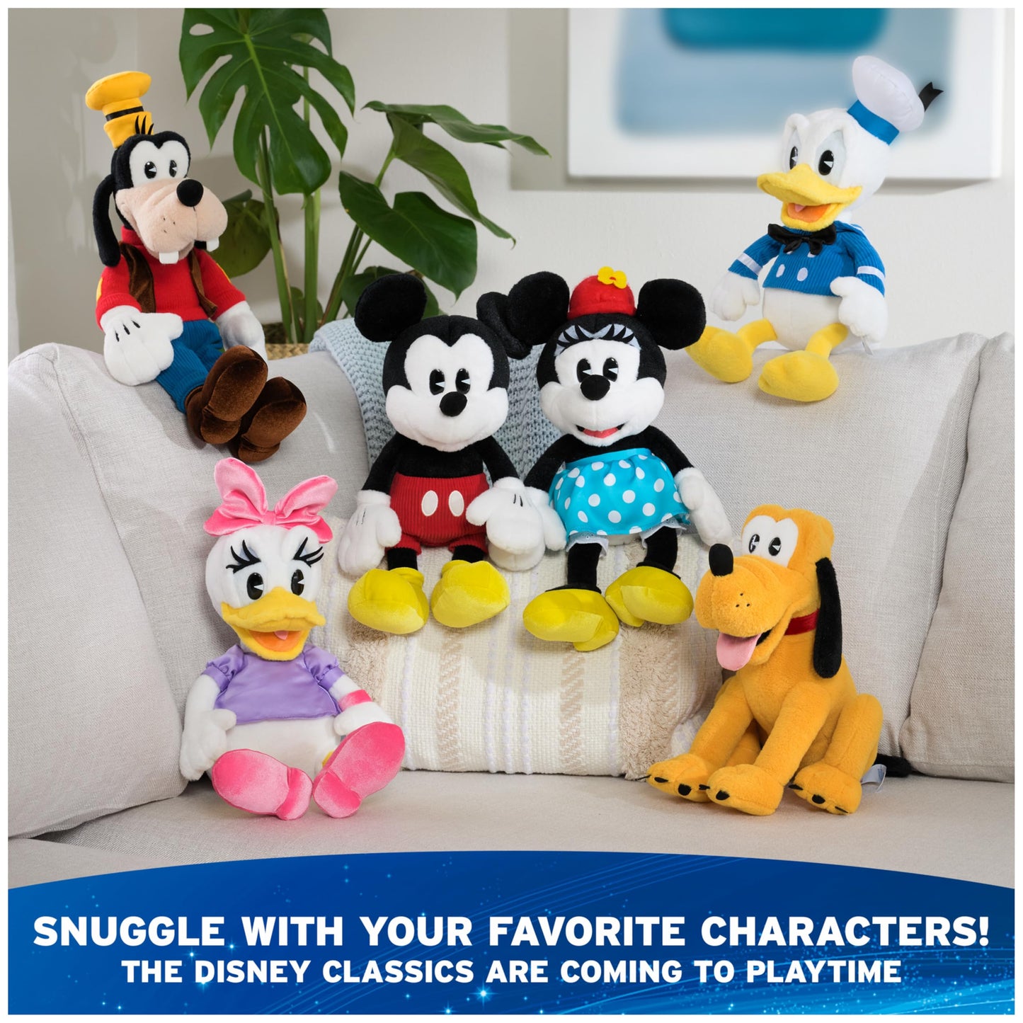 GUND Disney Official Goofy Classic Plush, Mickey and Friends, Deluxe Collector Stuffed Animal for Ages 1 and Up, Blue/White, 14”