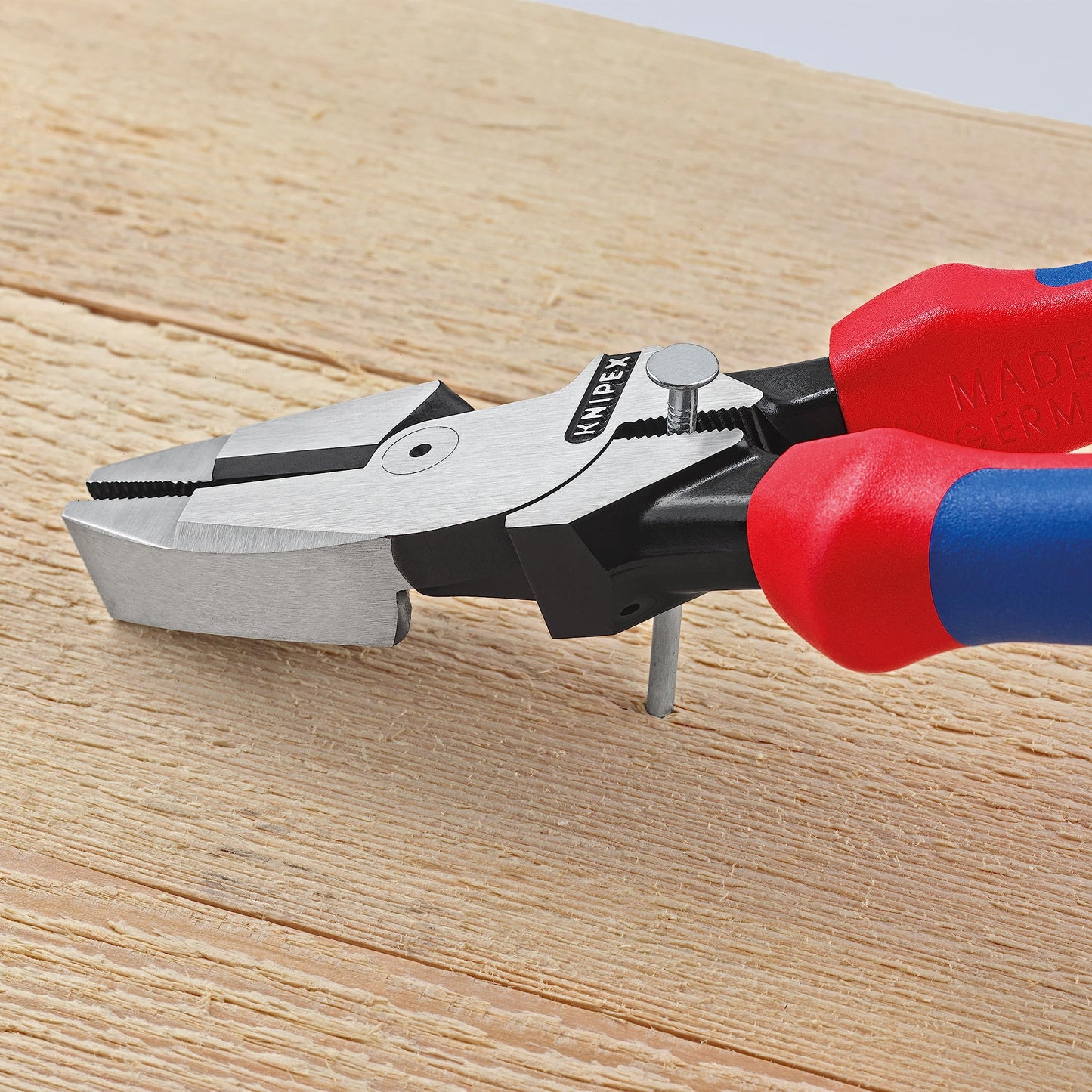 KNIPEX Tools - High Leverage Lineman's, New England Head, Multi-Component (0902240SBA), 9 inches