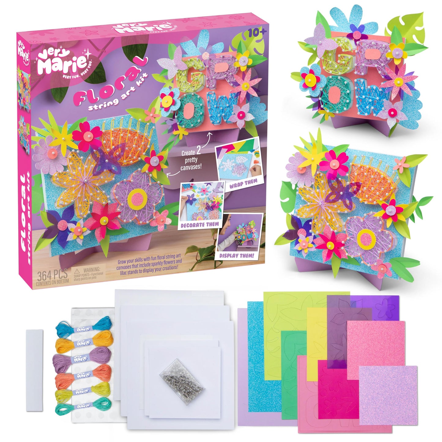 Very Marie - Floral String Art Kit