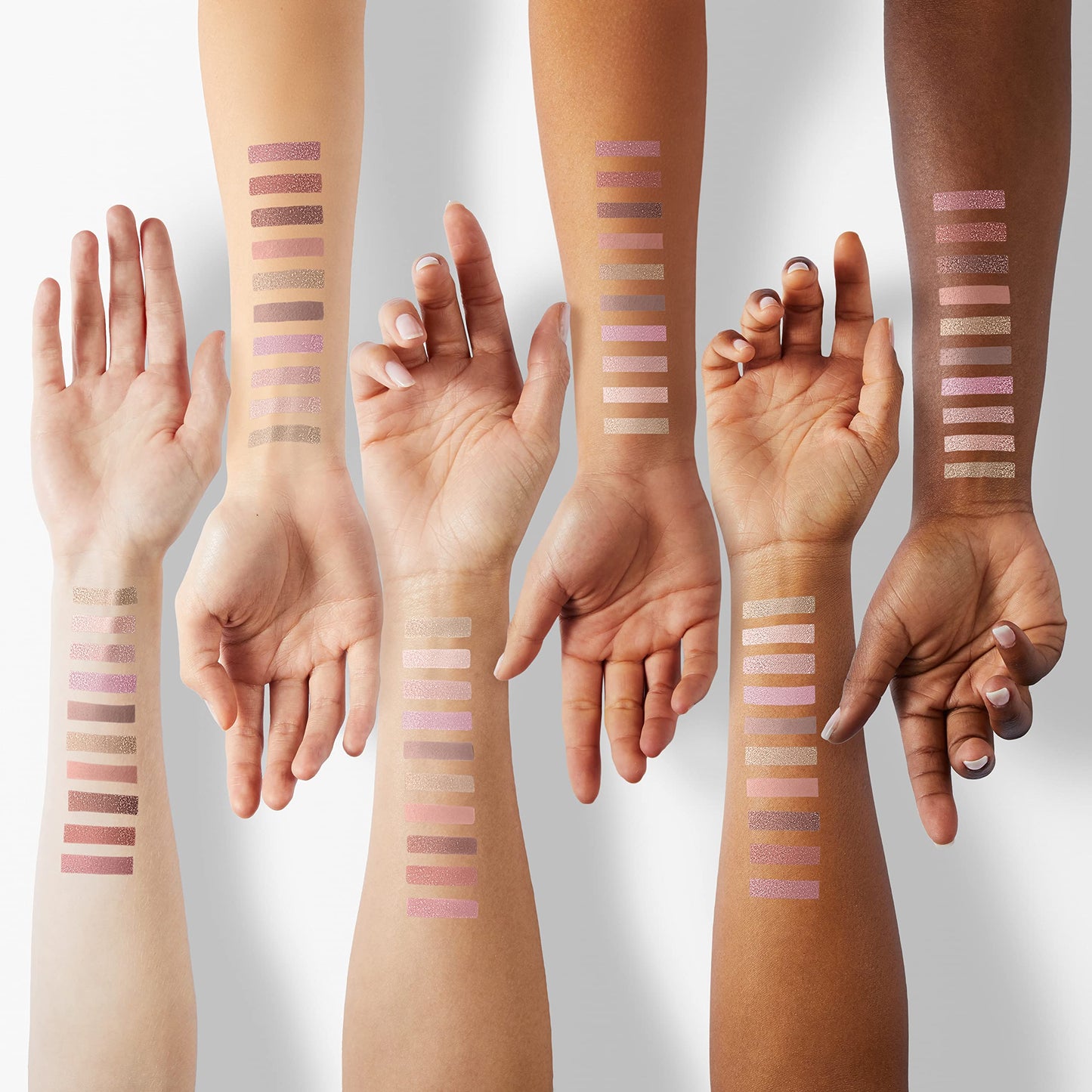 LUXAZA 10PCS Eyeshadow Stick,Shimmer And Neutral Champagne Pink Metallic Eye Shadow sticks,Cream Eyeshadow Pencil Crayon with Smudge-proof & Waterproof,Eye Brightener Stick