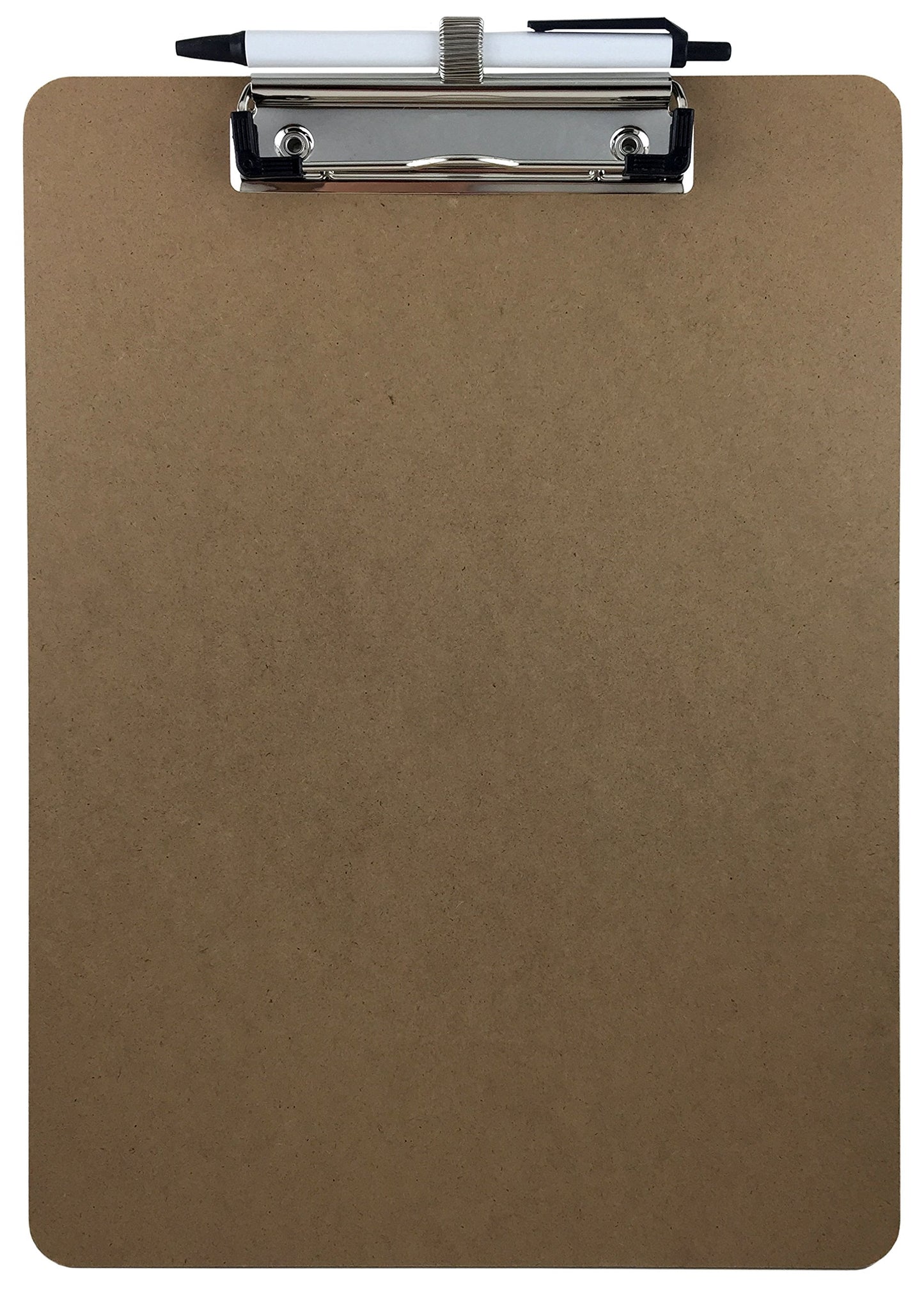 Trade Quest Clipboards Pen Holder Clip Letter Size (30 - Pack) (Pen Included)