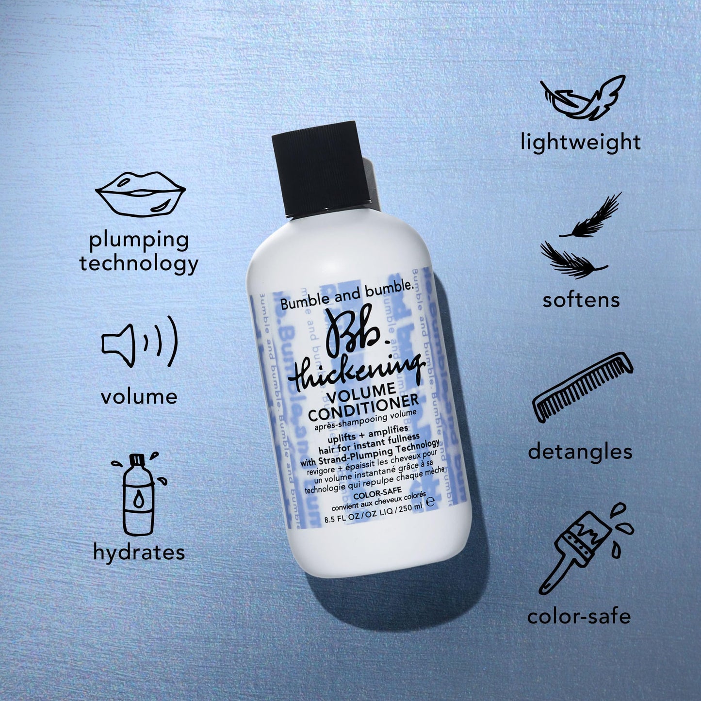 Bumble and bumble. Thickening Volumizing Conditioner | For Instant Fullness | Moisturizing | Color Safe | Straight to Wavy, 8.5 Fl Oz