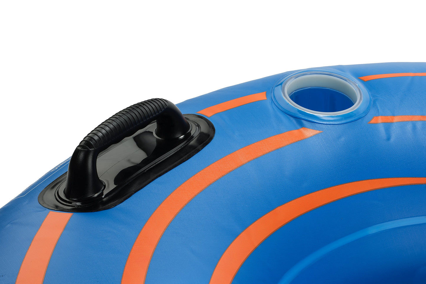 Tube Pro Blue 44" Premium River Tube with Backrest & Cupholder- Heavy Duty, Commercial Grade
