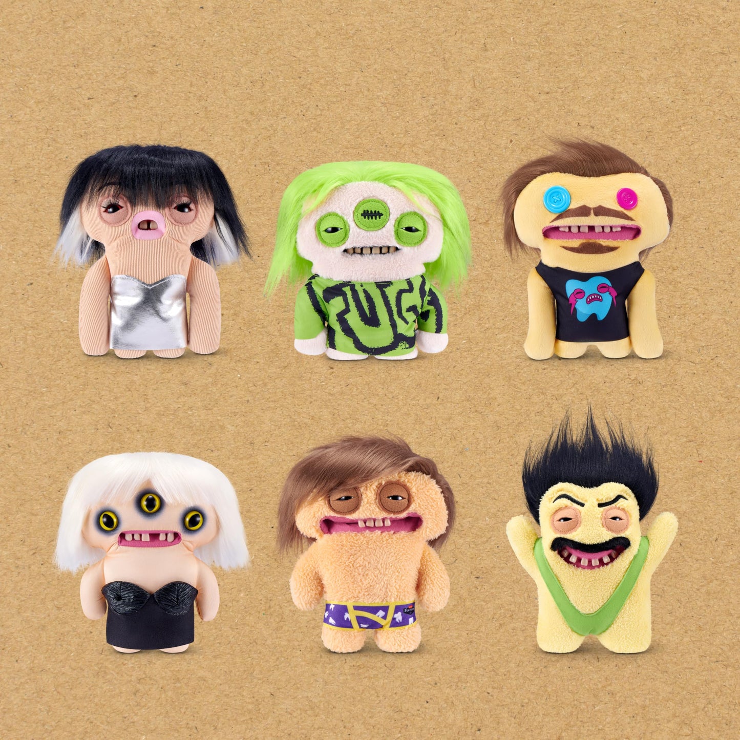 Fuggler Fugg Stars Series 2 9 Inch Plush Collectible Toy (Lady Fugg) by ZURU Featuring Funny Ugly Monster Design with Wild Expressions, Unique Personalities, and Chaotic Style for Fans and Collectors