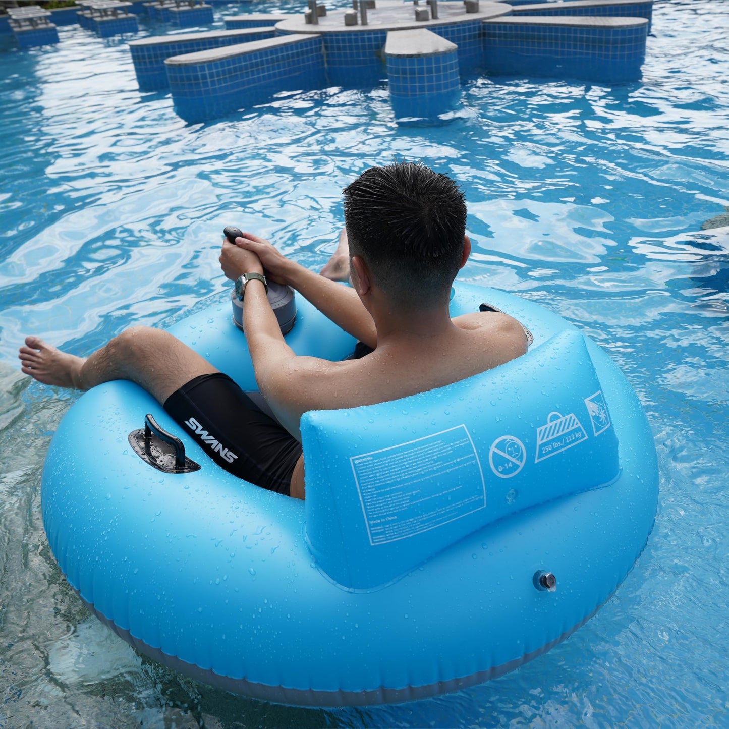 NBJIALIN Inflatable River Tube Float - River Run for Adult Heavy Duty Motorized Tubes Floating with Backrest for Party Summer Water Beach