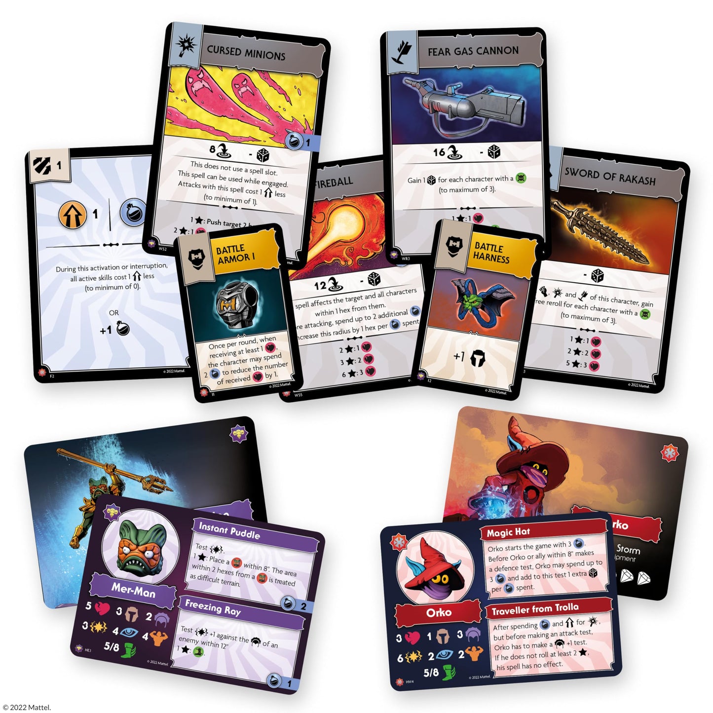 Masters of The Universe Battleground Starter Set - 2-Player Tabletop RPG Board Game - Includes 10 Miniatures of Real Motu Characters Like He-Man and Skeletor - Ages 14 Years + - from Archon Studio