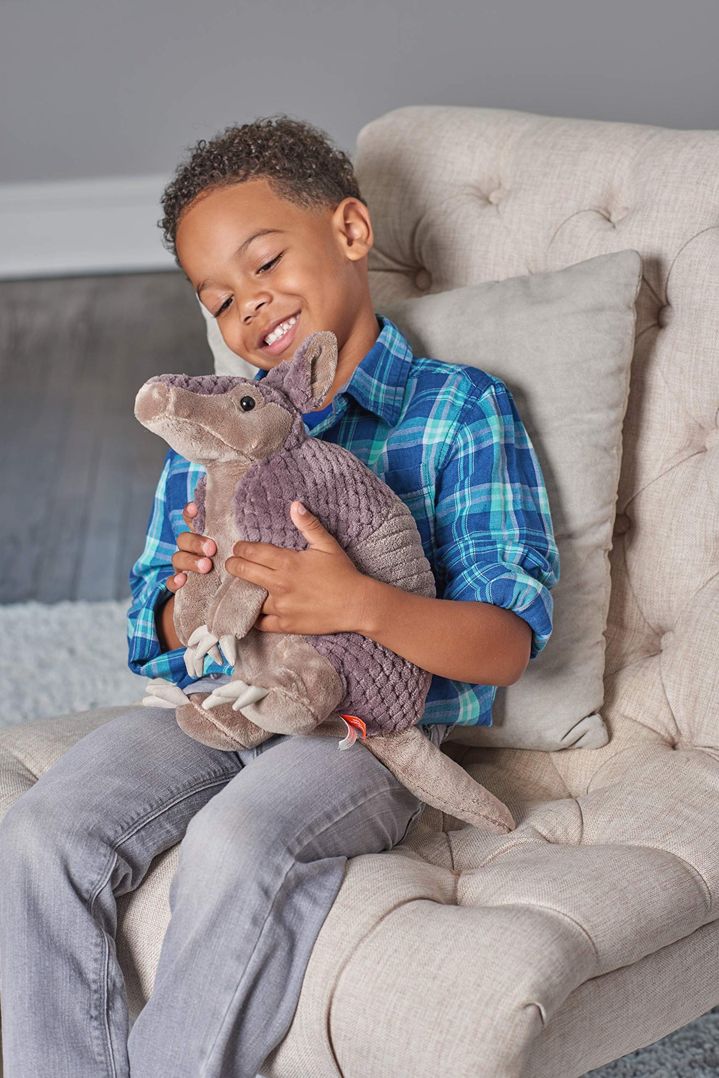 Wild Republic Armadillo Plush, Stuffed Animal, Plush Toy, Gifts for Kids, Cuddlekins 12 Inches