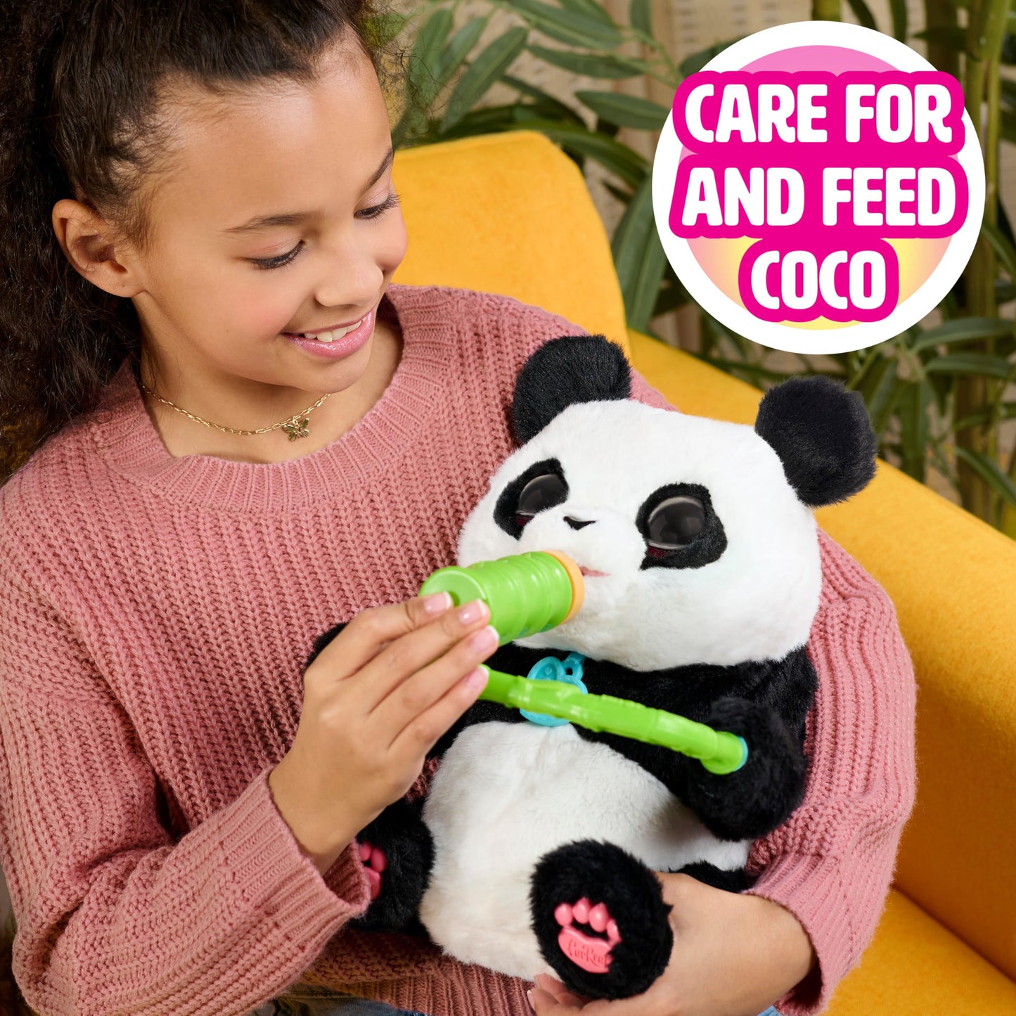 furReal Coco the Tumbling Panda, 10.5 Inch Interactive Panda Toy, for Boys and Girls, Ages 4 and Up