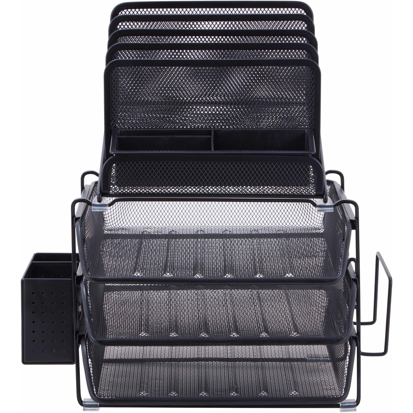 Lorell Divided 4-Tier Desktop Organizer