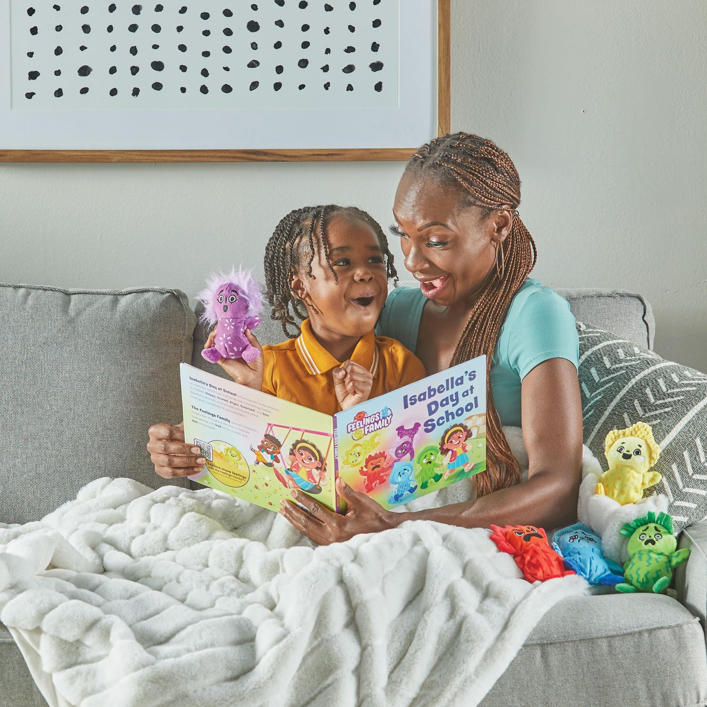 hand2mind Feelings Family Introductory Storybook and Plush