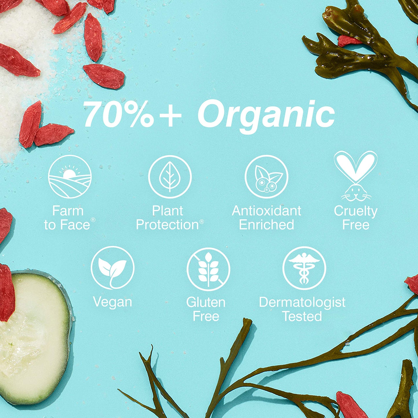COOLA Organic Vital Rush Skin Renewal Serum, Dermatologist Tested Skin Barrier Protection with Vitamin C and Hyaluronic Acid, Vegan and Gluten Free, 1 Fl Oz