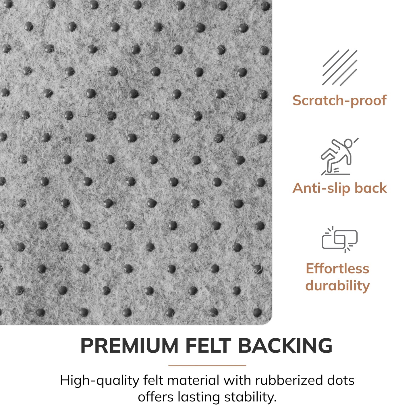 Anji Mountain Rug'd Chairmat Carpet Desk Mat-Jacquard Woven Top, Anti-Slip Backing for Low Pile Carpets & Hard Surfaces - Office Chair Desk Accessories Floor Chair mats, Tamanrasset (36 x 48)