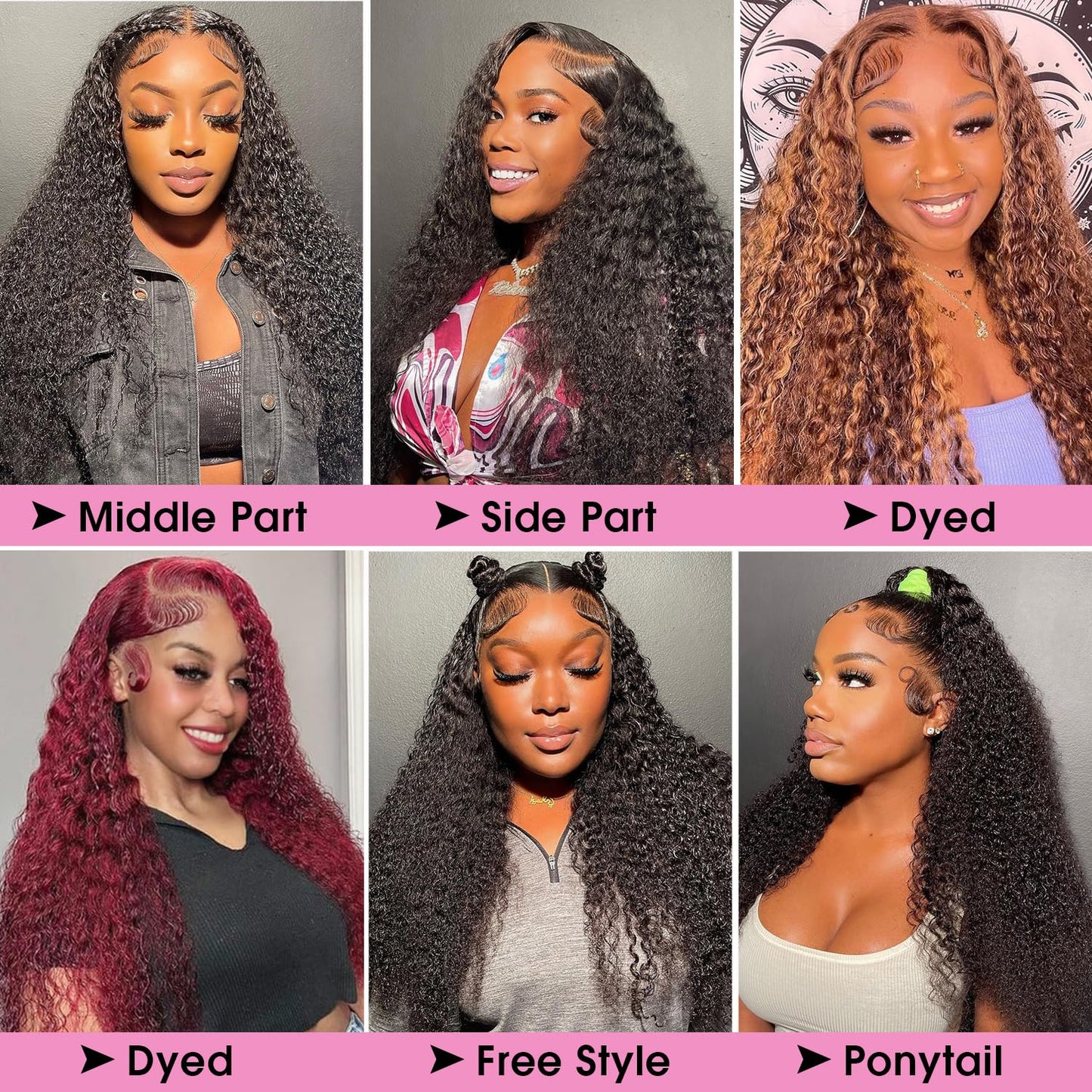 Ksflaae 13x6 Lace Front Wigs Human Hair Pre Plucked 180% Density HD Transparent Water Wave Lace Frontal Wigs Human Hair for Women Curly Lace Front Wigs with Baby Hair Natural Color 26Inch