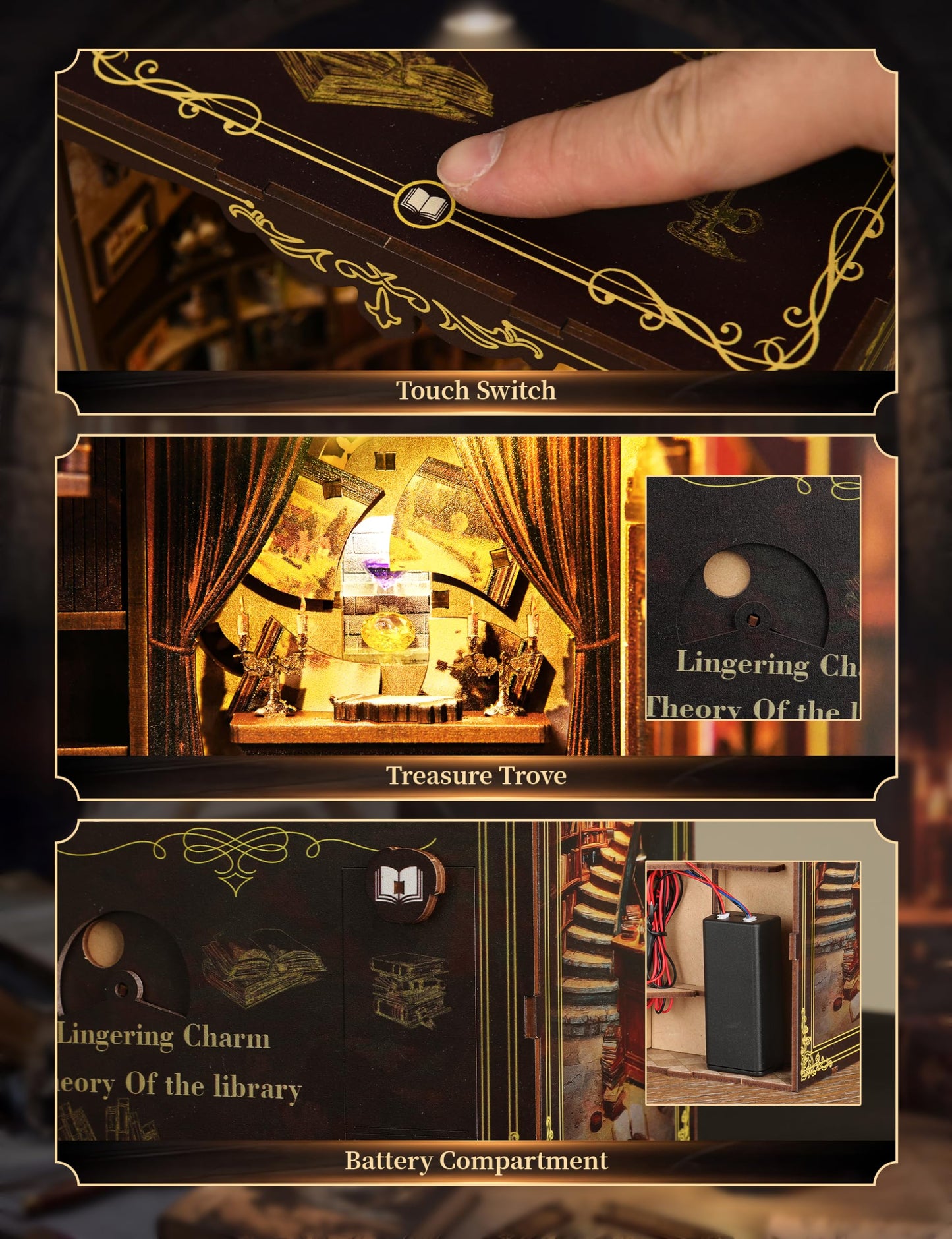 BESSERITE Book Nook Kit