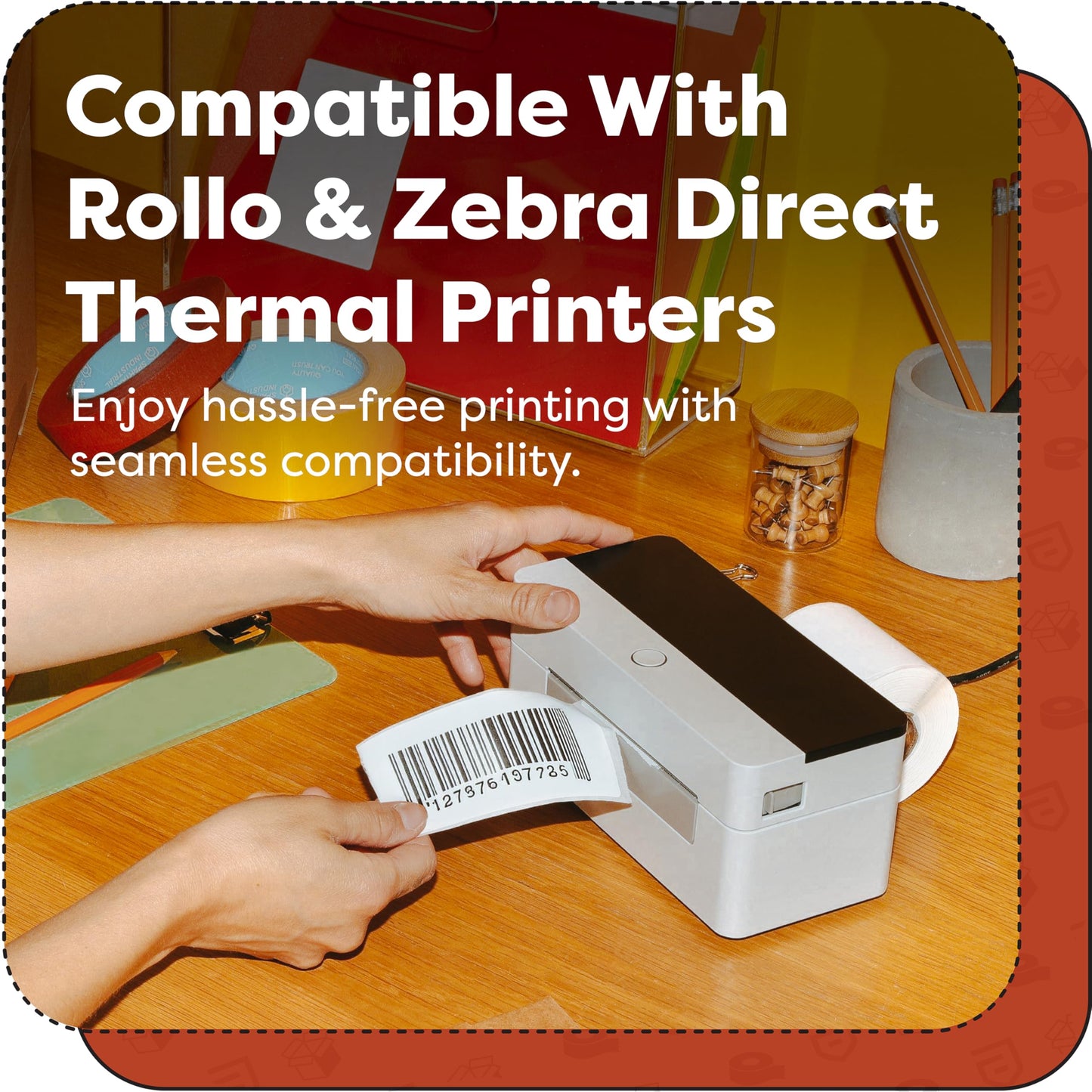 Aegis Adhesives - 2" Circle Direct Thermal Labels (9000 Count, 12 Rolls) - Round Thermal Stickers, 2 Inch Circle Labels for Logos, Packaging, Branding - Compatible with Zebra and Rollo Printers