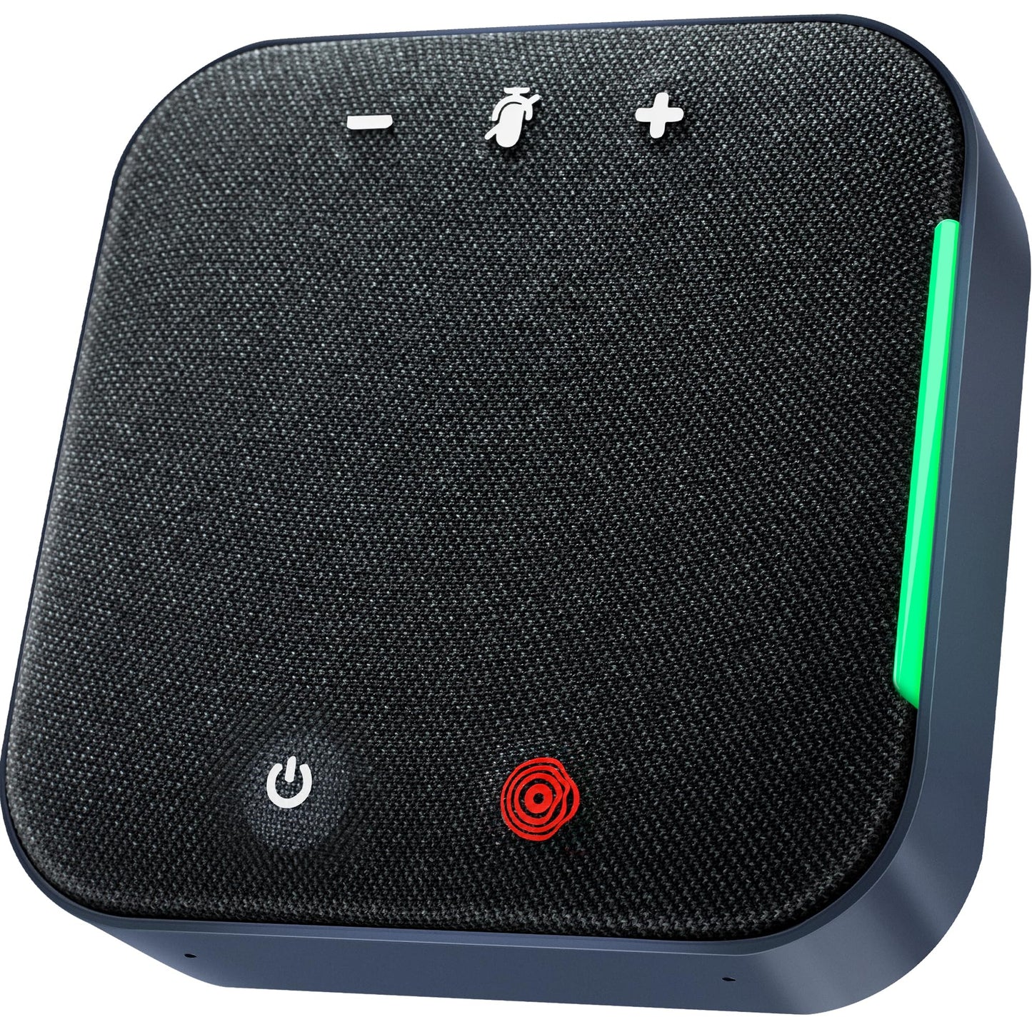 COOLPO Conference Speaker and Microphone Bluetooth Speakerphone with 4 Mics,USB C,360°Voice Pickup & Dual Noise Cancelling Conference Room Microphone for Work/Teams/Zoom/Home Office