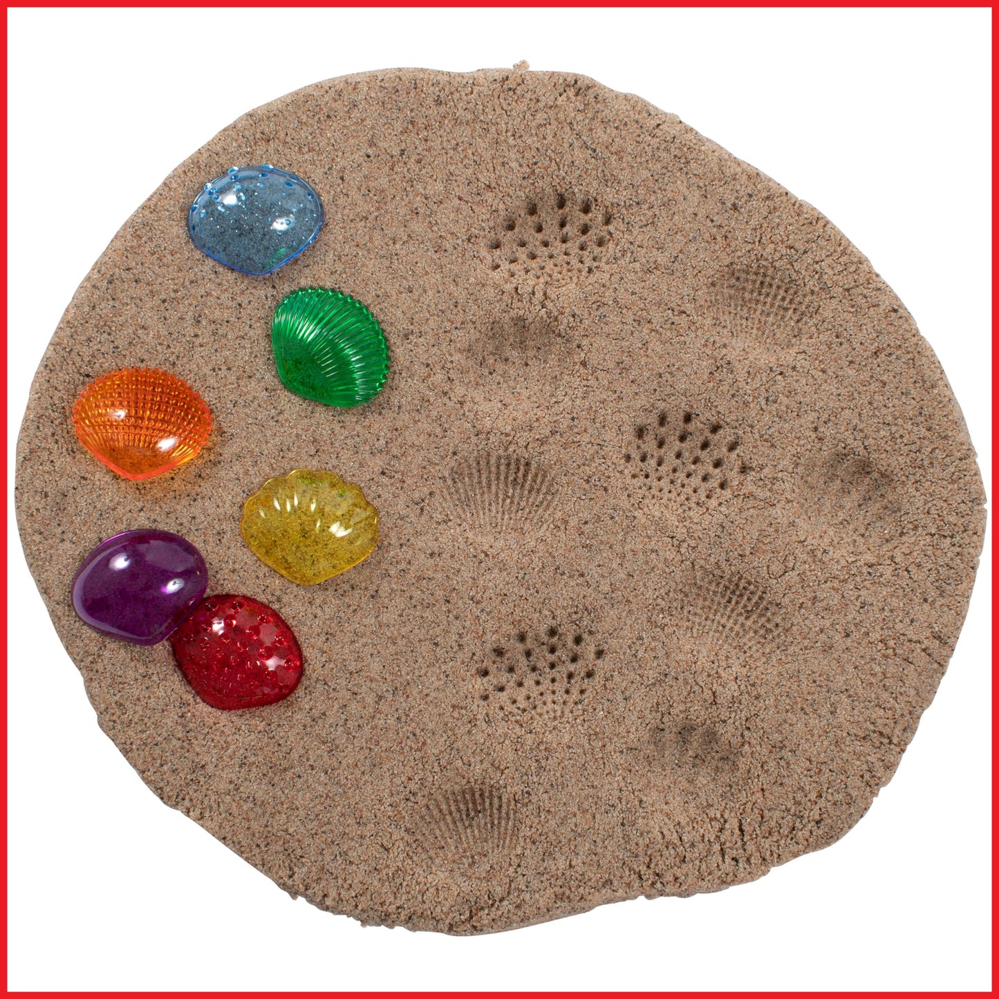 Tactile Shells - Transparent - Mini Jar - Set of 72