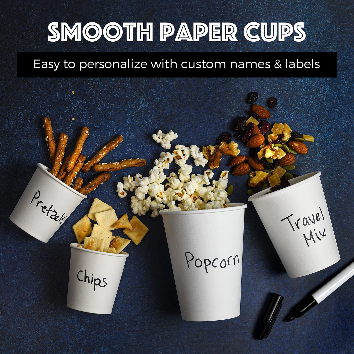 NYHI 1000 Pack Disposable White 4oz Small Paper Cups Hot Cold Coffee Cup for Water Juice Espresso Tea Ideal for Water Coolers Parties