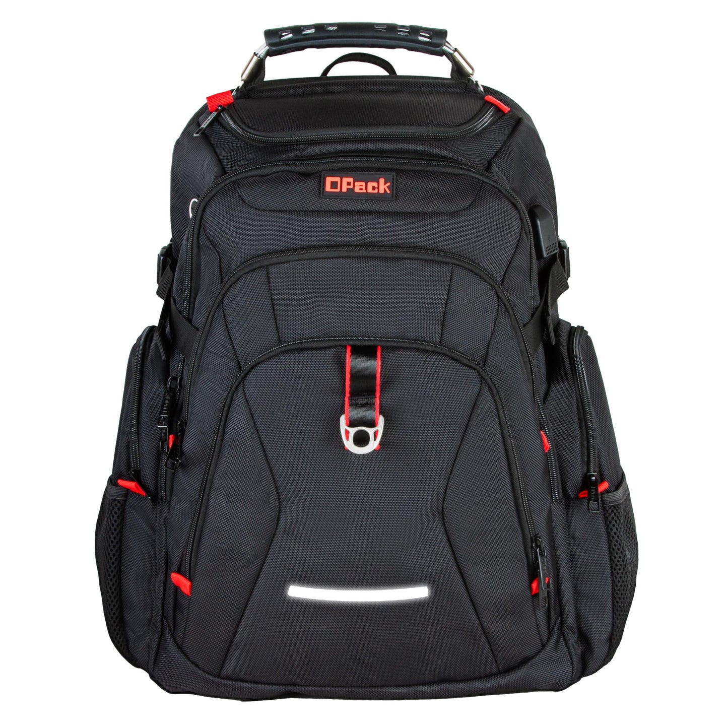 OPACK Travel Business Laptop Backpack, Anti Theft Slim RFID Blocking pocket Durable 17.3 Inch Laptops Backpack, USB Charging Port, Water Resistant