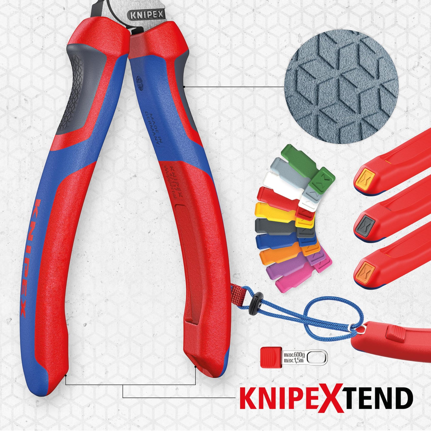 KNIPEX - 95 12 200 Tools - Cable Shears, Multi-Component (9512200)