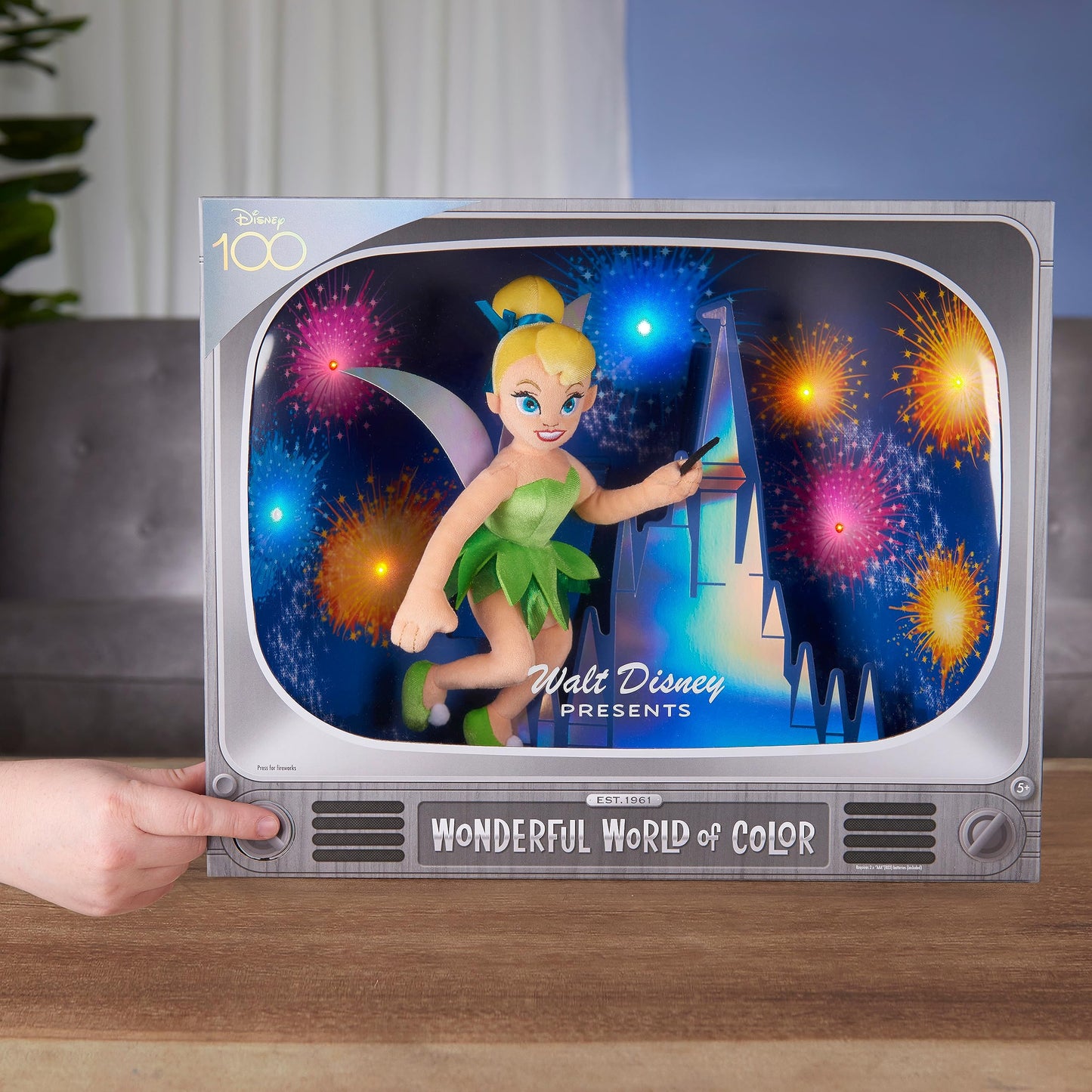 D100 Wonderful World of Color Tinker Bell, Kids Toys for Ages 3 Up, Gifts and Presents