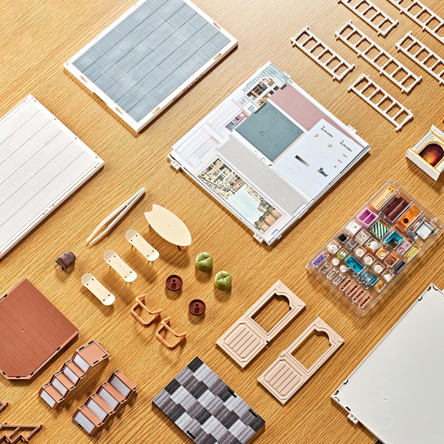 FOOZAC DIY Miniature Doll House Kit, 179 Pcs Dollhouse Furniture for Women, Tiny House with LED, Arts and Crafts for Adults, Birthday Gift Party Present