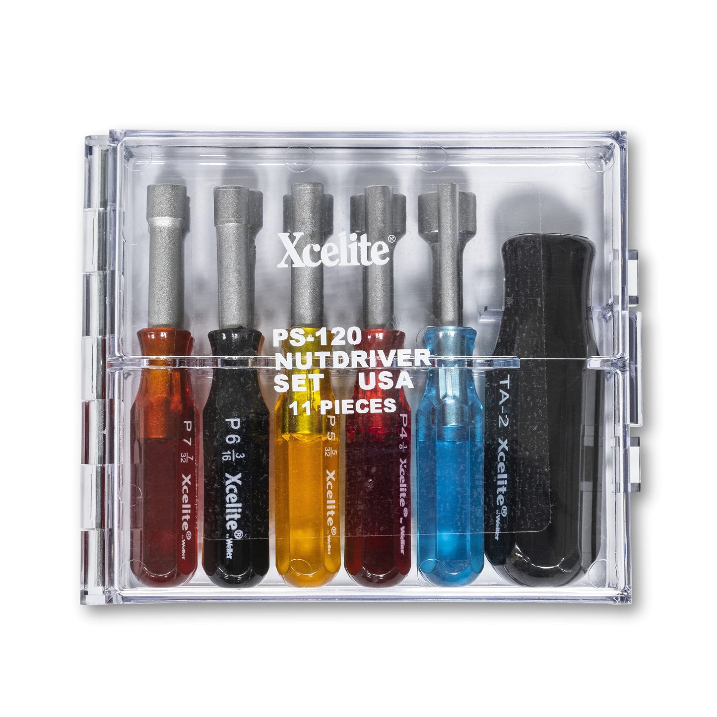Xcelite PS120 11 Piece Compact Convertible Nutdriver Set