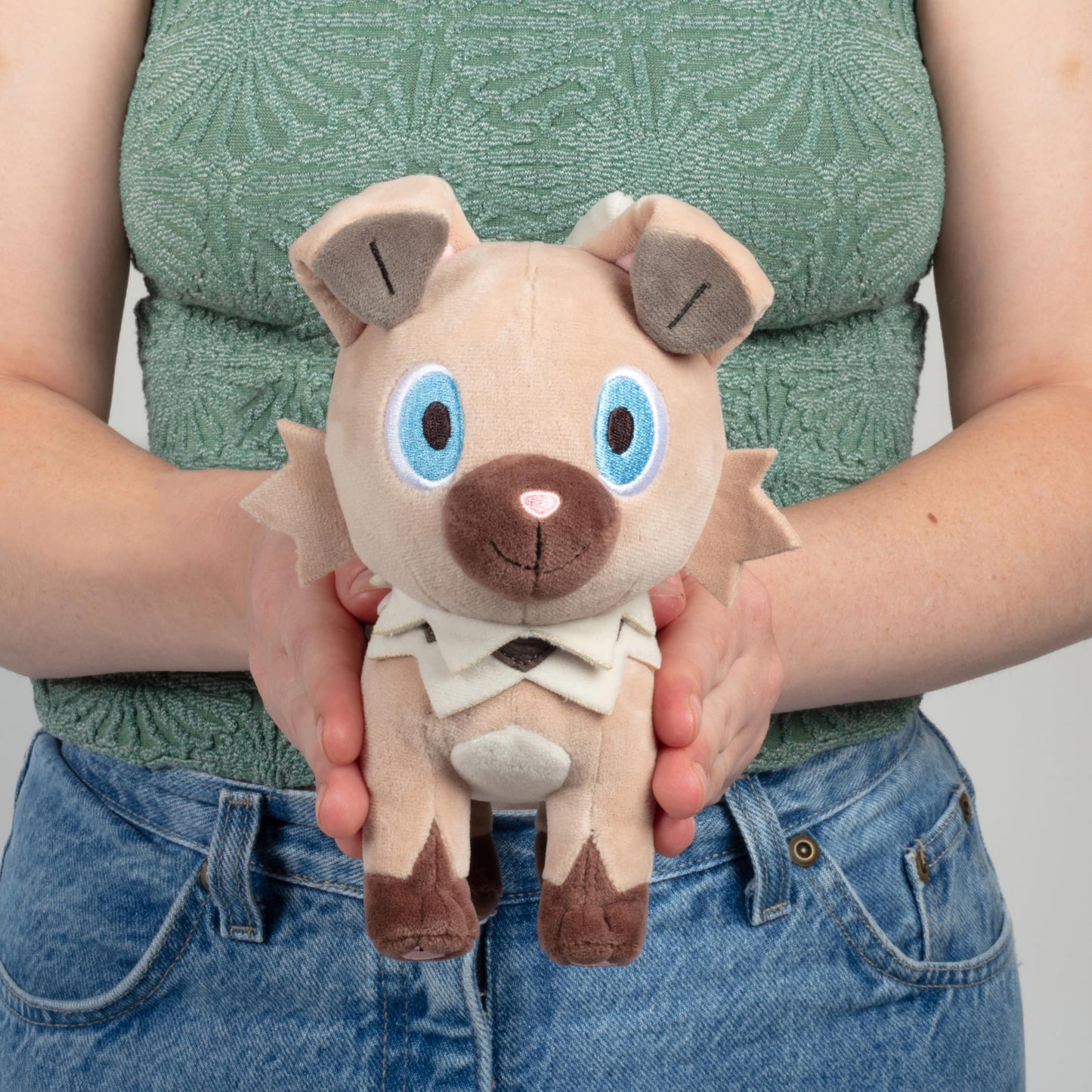 Pokémon 8" Rockruff Plush - Officially Licensed - Generation 7 Sun and Moon Dog Figure - Authentic Soft Stuffed Animal Toy -Easter Basket Stuffer Gift for Kids, Boys, Girls - 2+