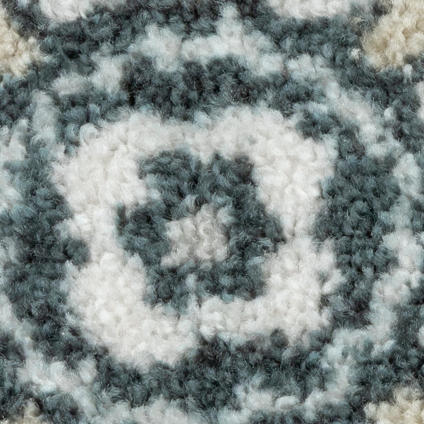 Maples Rugs Reggie Floral Area Rug - Made in USA - Washable, Non Slip, Pet-Friendly Mats for Living Room, Bedroom, and Office, 3'4" x 6', Persian Blue