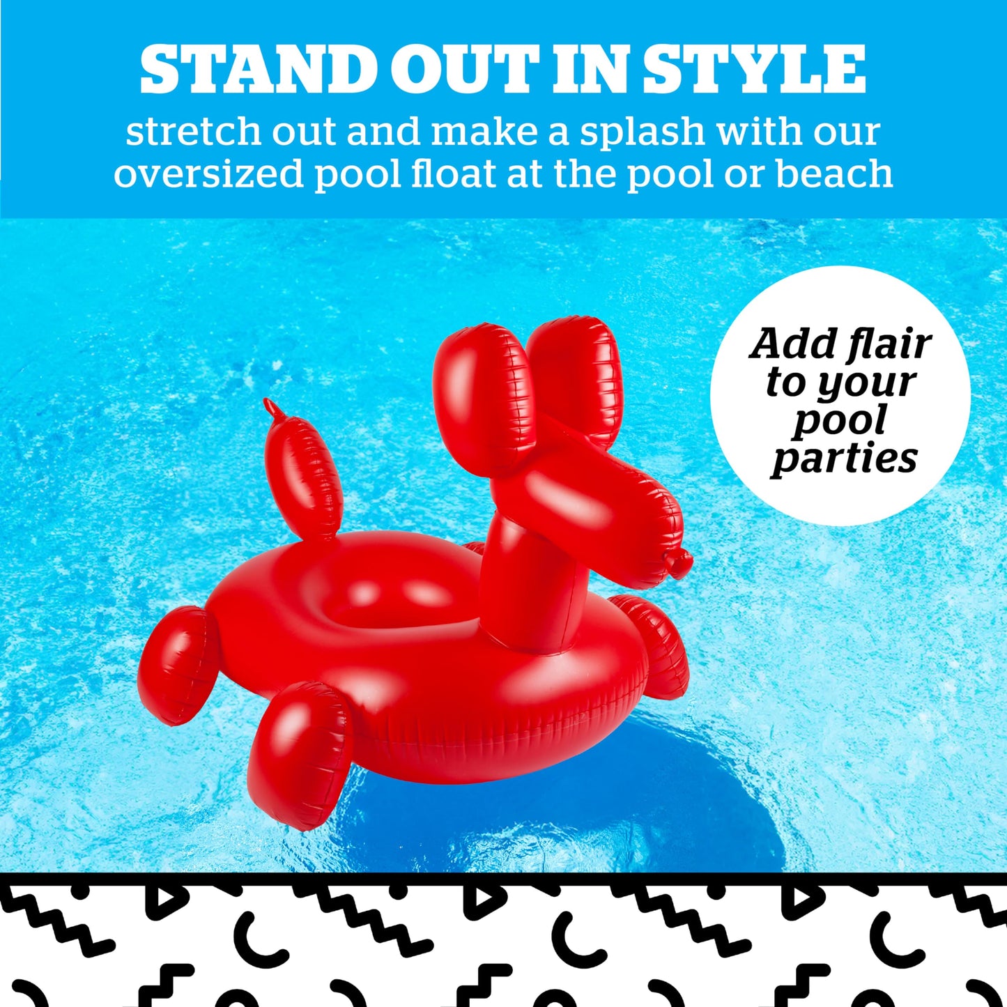 BigMouth BMPF-0067 Inflatable Giant Balloon Animal Pool Float