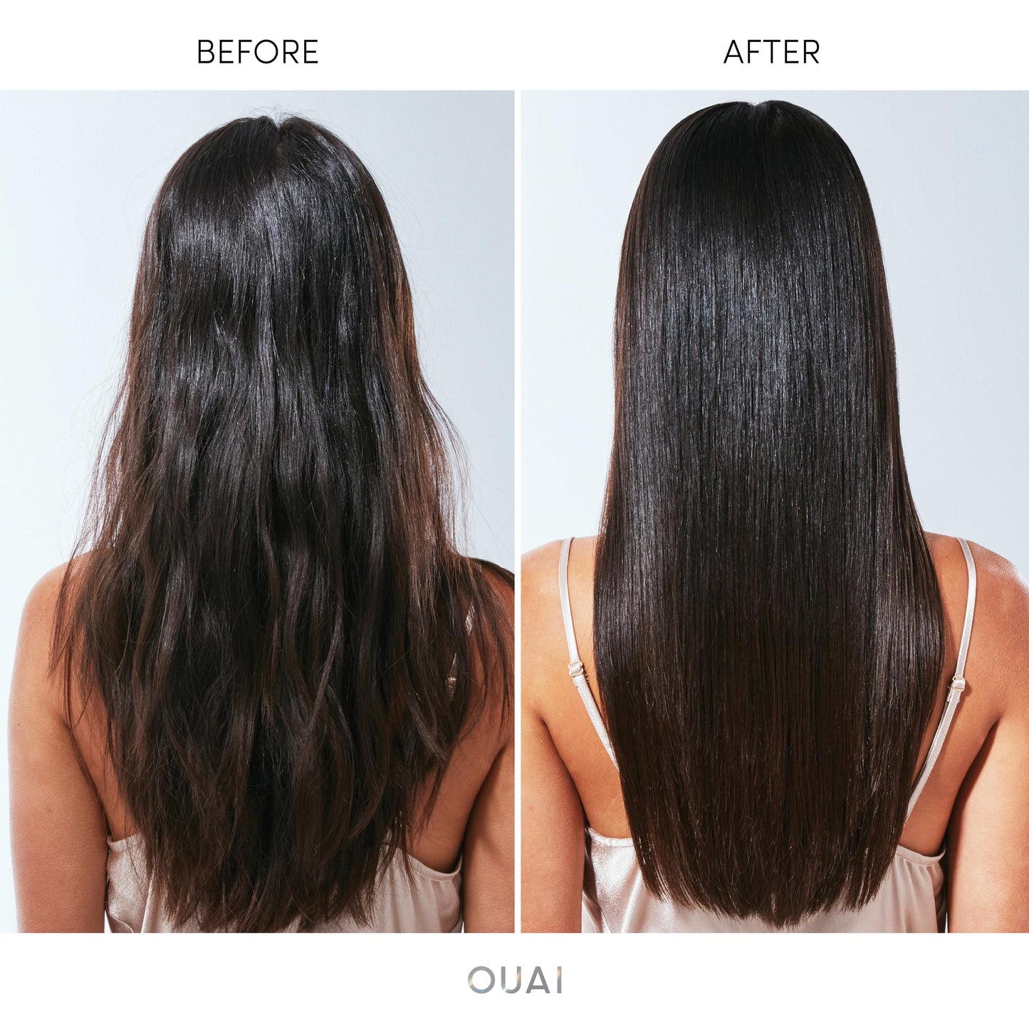 OUAI Hair Gloss - In-Shower Shiny Hair Treatment with Frizz Control - Heat Protectant Hair Glaze Infused with Hyaluronic Acid, Rice Water + Panthenol - Paraben, Phthalate & Sulfate Free (6 Oz)