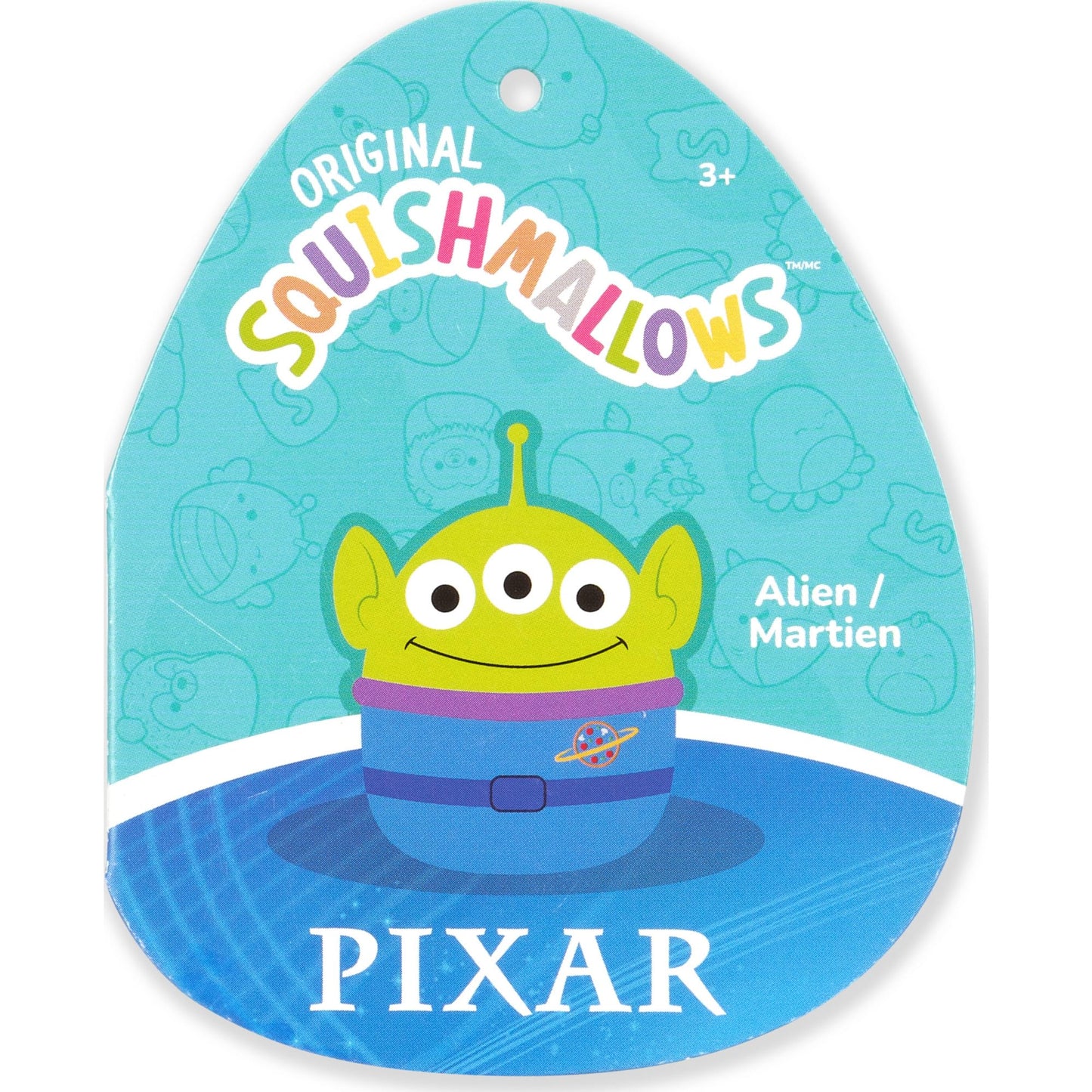 SQDI - Medium Plush (12" Squishmallows) (Disney Pixar - Alien) (CP of 6 - SIOC)
