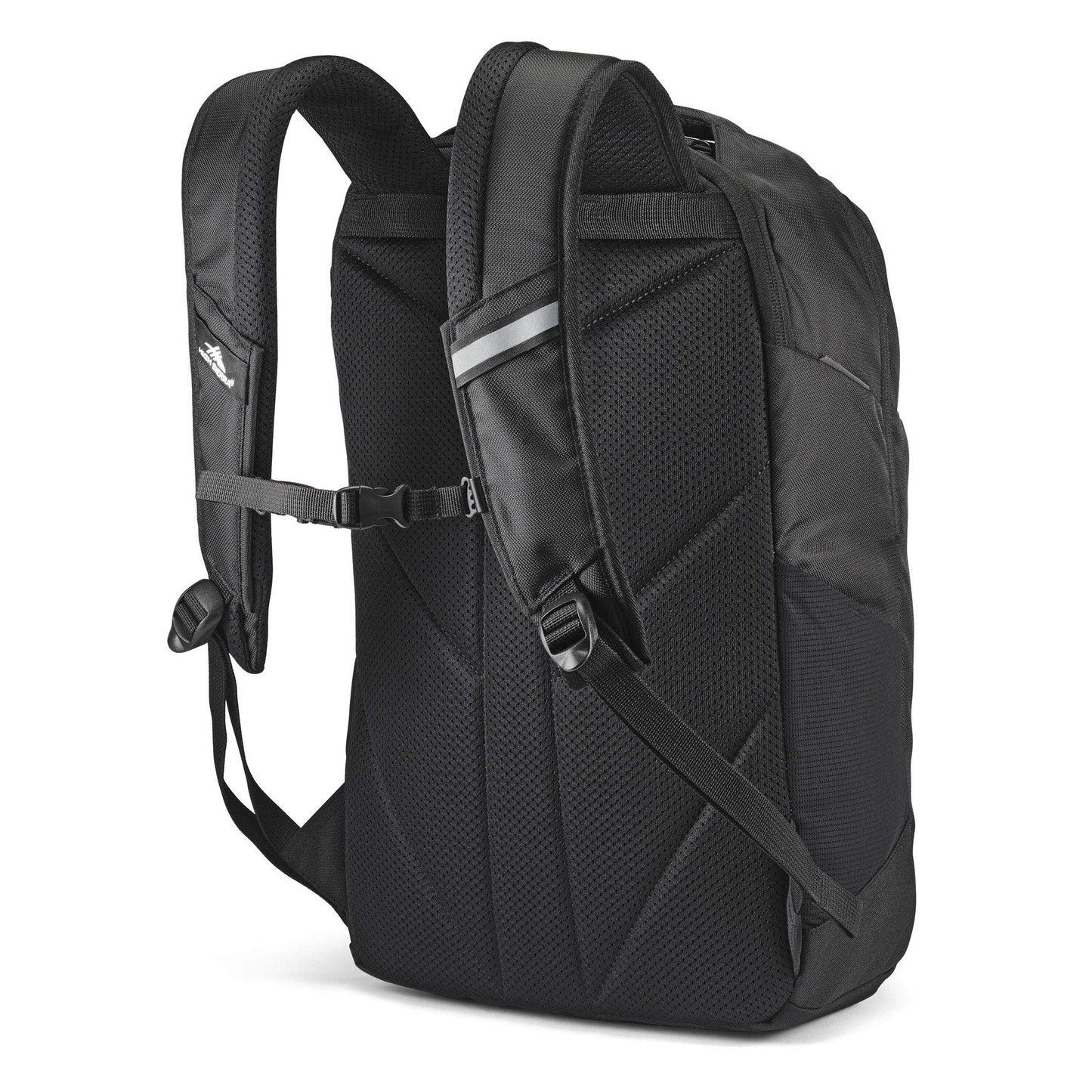 High Sierra Swerve Pro Backpack with Laptop Pocket + Tablet Sleeve, Fits most 17” Laptops, 27L, Black