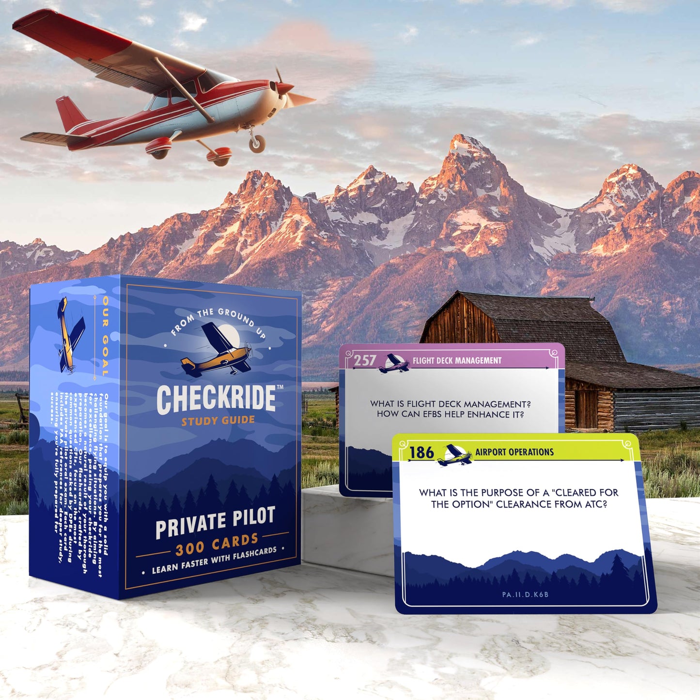 Private Pilot VFR Oral Exam Flashcards by Checkride Study Guide - 300+ Flashcards Covering All Topics Developed by CFIs - Private Pilot Oral Exam Guide