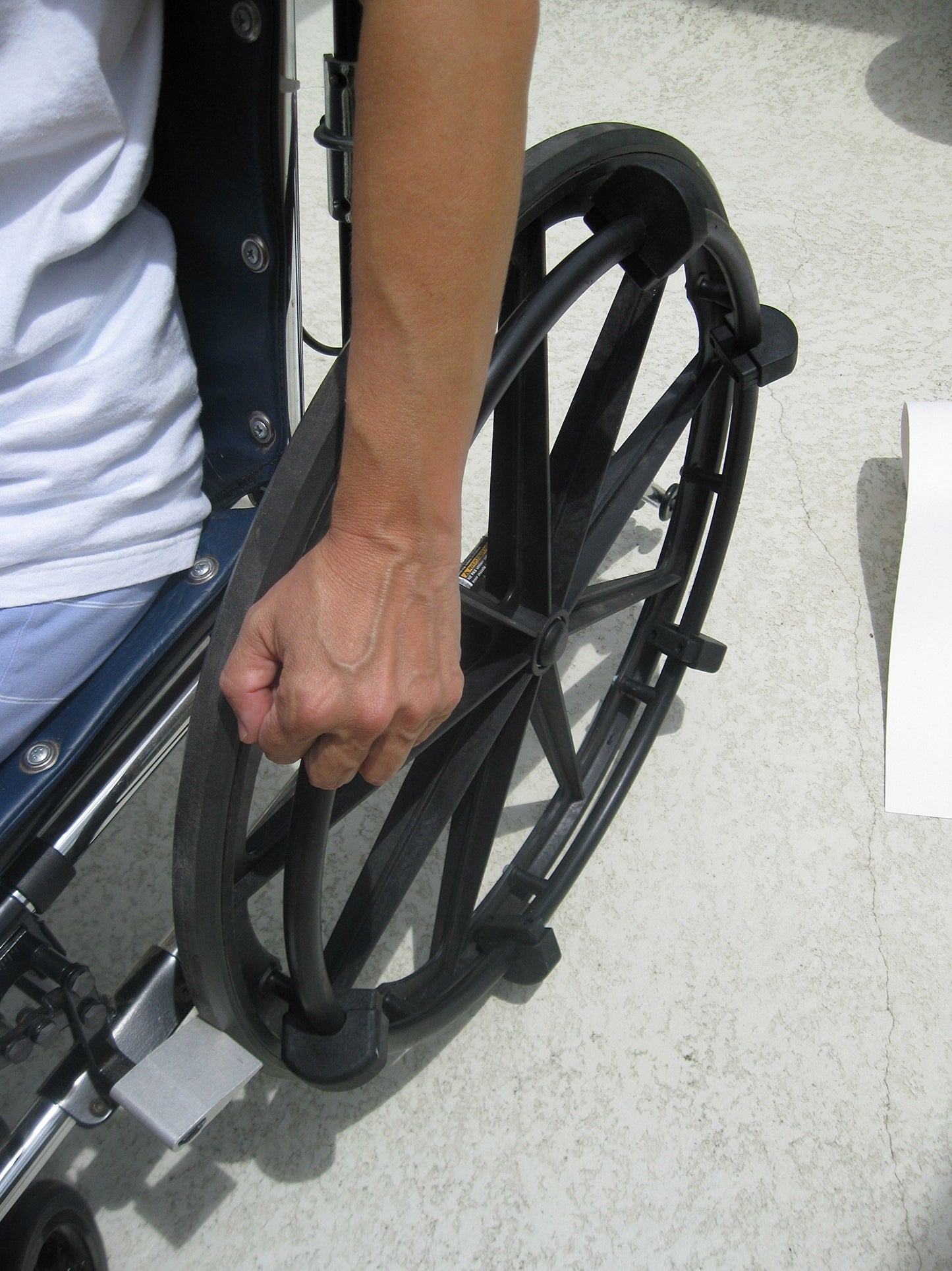 Rehabilitation Advantage Shove-A-Lugs Manual Wheelchair Mobility Grips