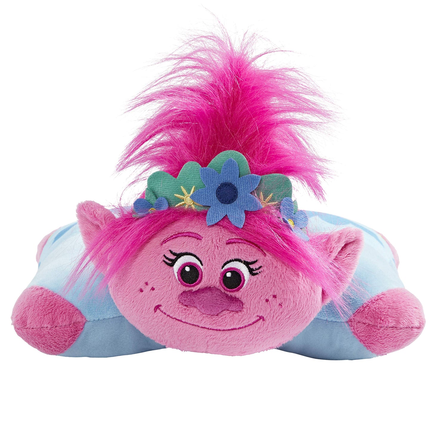 Pillow Pets Universal Trolls Poppy Sleeptime Lite 11" – Trolls Stuffed Animal Plush Nightlight