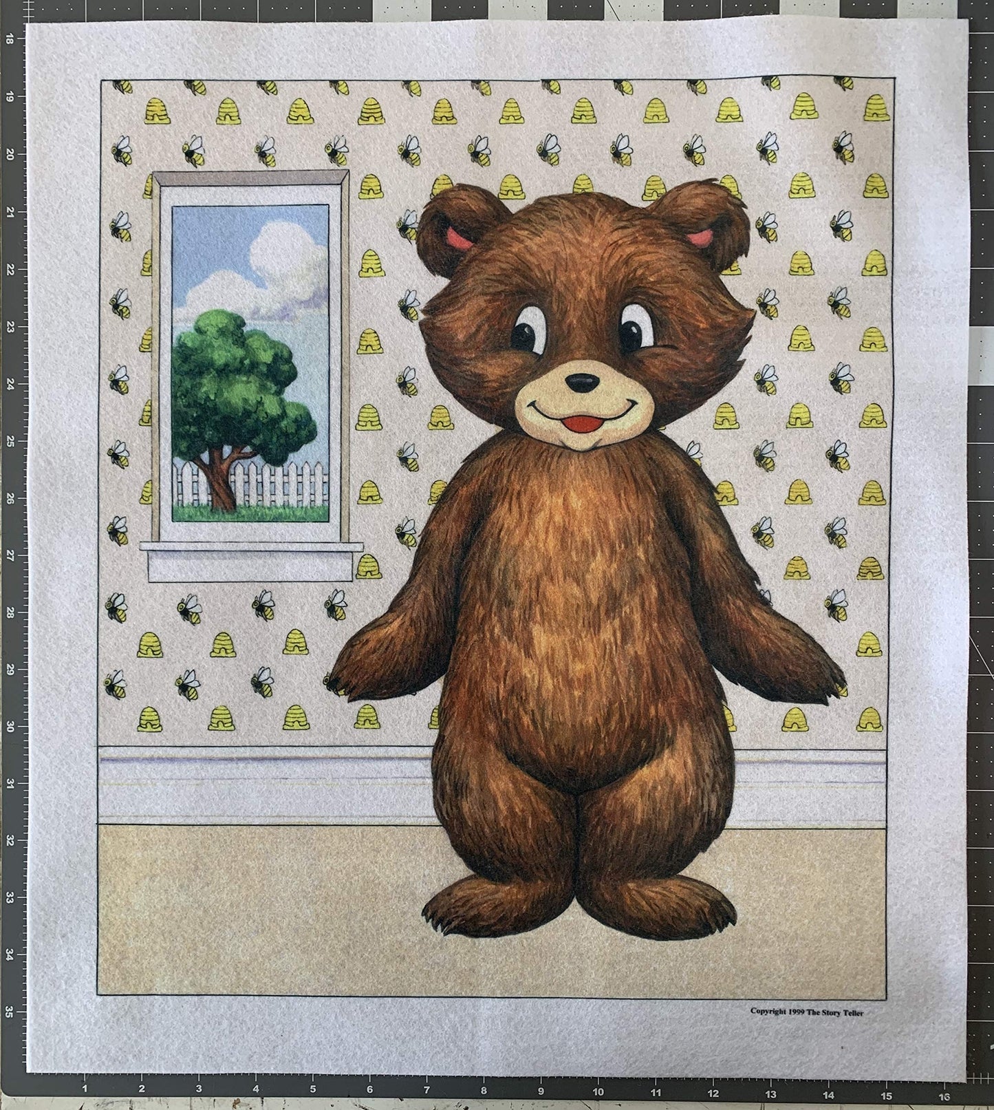 (Large precut cover) - Story Time Felts Dress Me Weather Bear Precut (Large precut Cover)