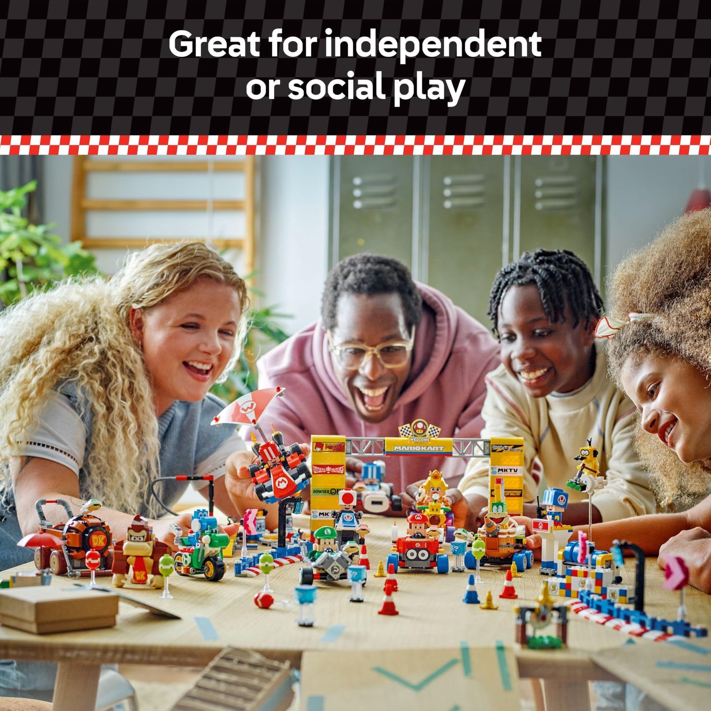 LEGO Super Mario: Mario Kart Baby Peach & Grand Prix Set Home Circuit - Nintendo Toy Building Set for Kids, Girls and Boys, Ages 8+ - Collectible Mario Kart Toy - Gift Idea for Birthdays - 72036
