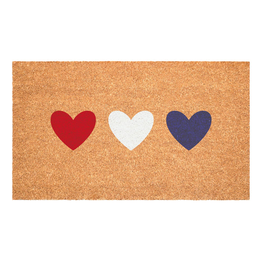 Calloway Mills Patriotic Hearts Doormats (24" x 36")