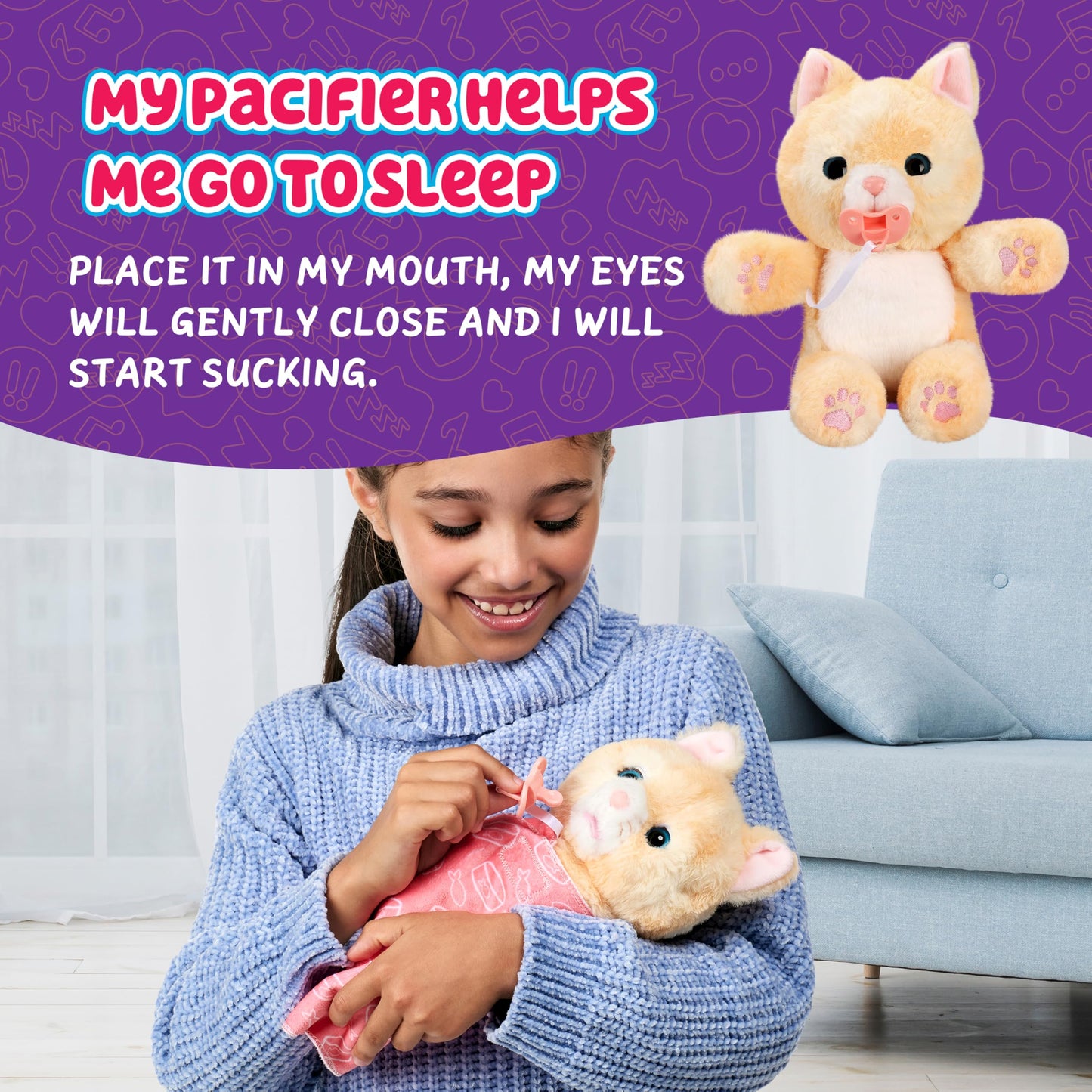 Little Live Pets Cozy Dozys S5 Single Pk Ginger The Kitty