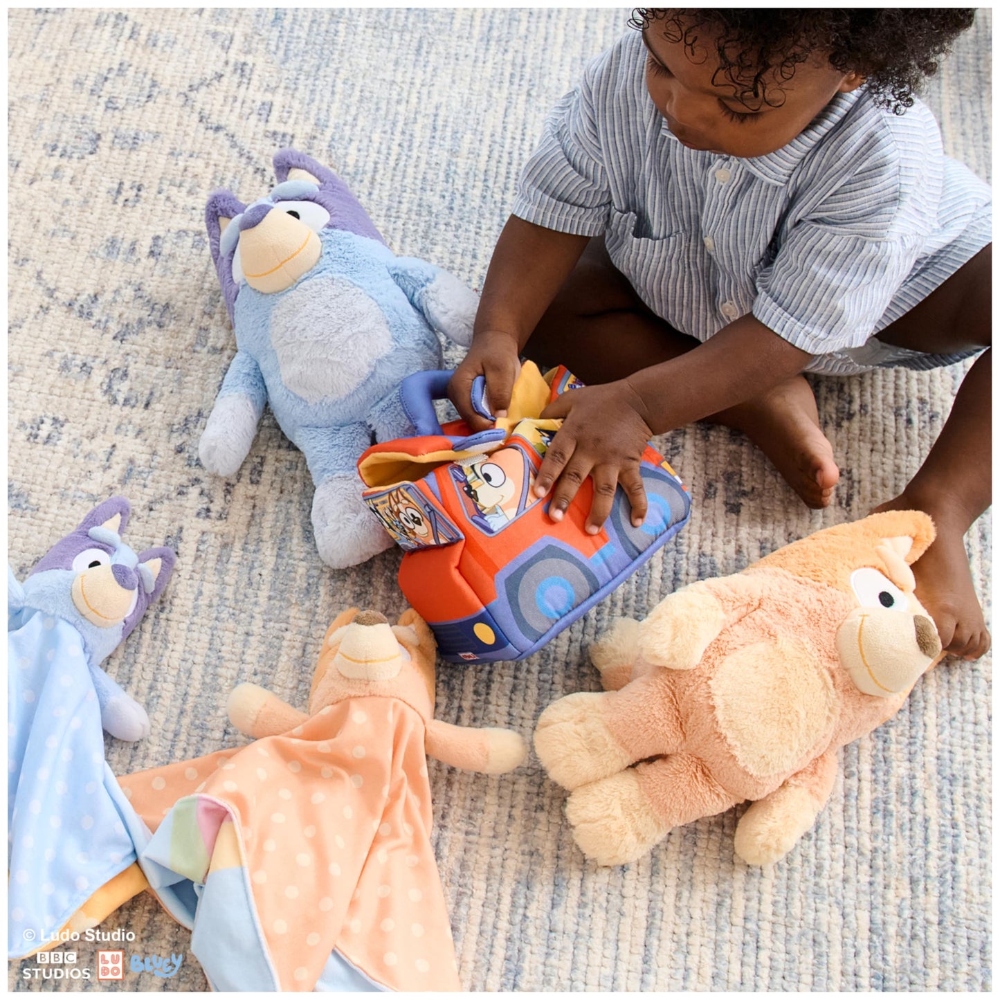 GUND Bluey Sustainably Soft Plush, Made with Recycled Materials, Stuffed Animals for Kids & Toddlers, Blue, 13”