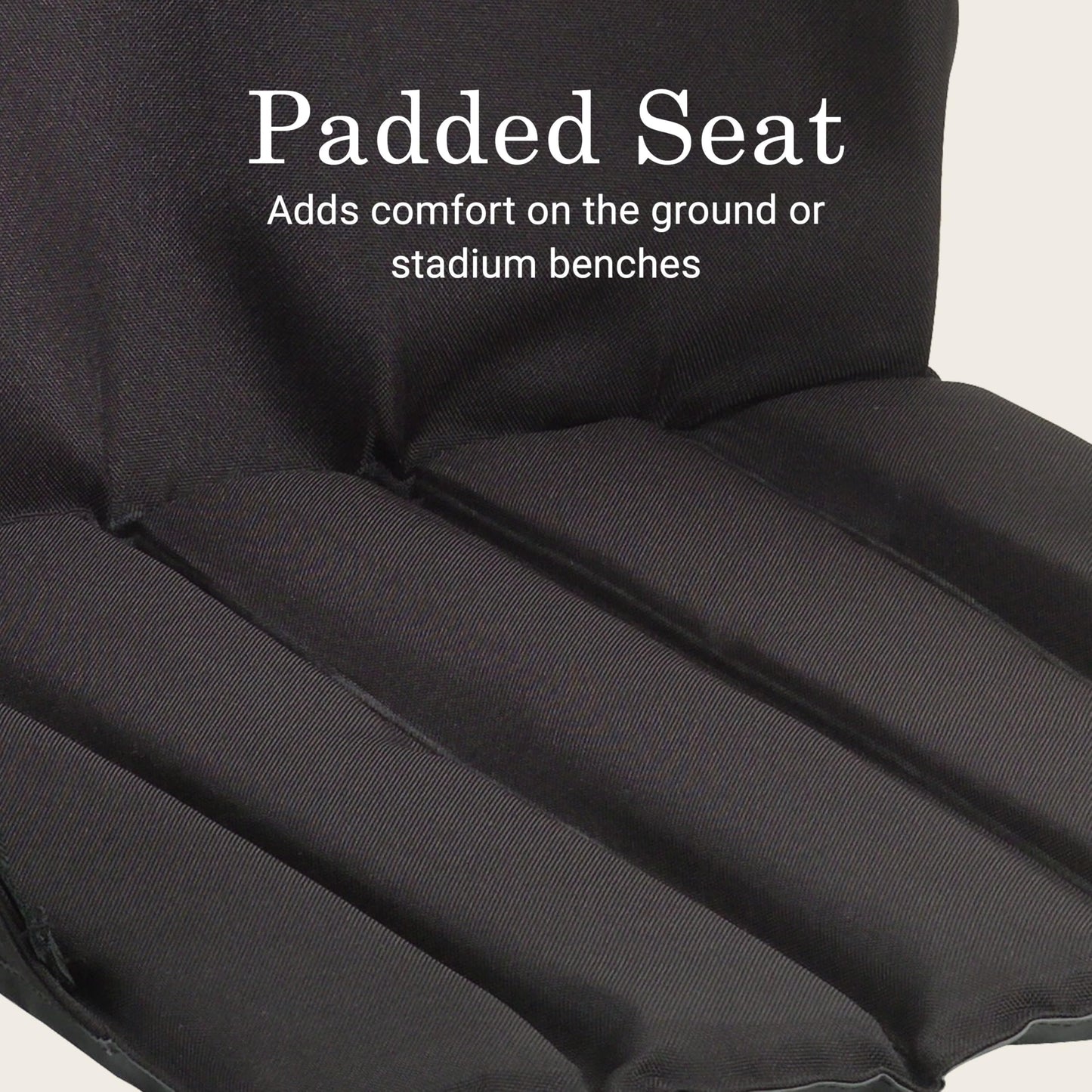 Coleman Stadium Seat, 2-Pack, with Built in Storage and Padded Seat, Easy to Carry