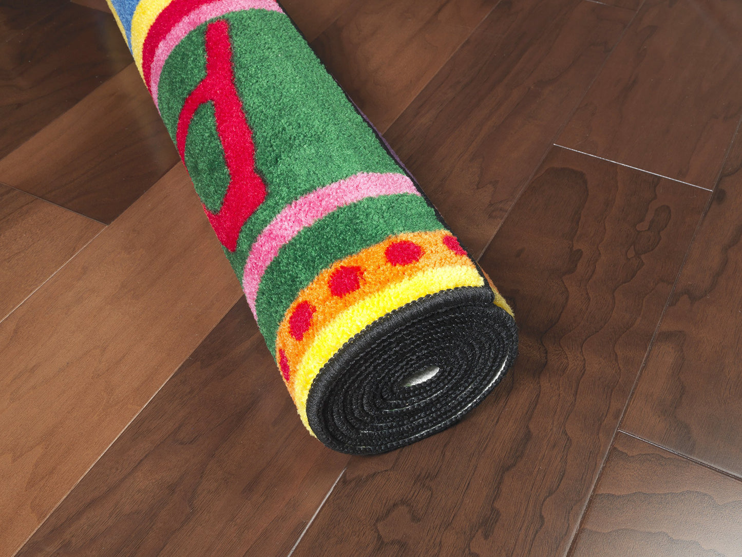 Flagship Carpets ABC Tapestry Machine Washable Educational Rug for Childrens Classroom, Home Learning and Playroom Rug or Children's Bedroom Carpet, 4' x 6', Multicolor