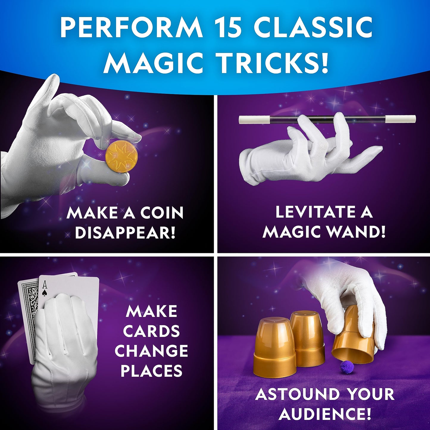 NATIONAL GEOGRAPHIC 2026 Magic Advent Calendar – 24 Days of Magic Tricks & Science Experiments, Holiday Countdown Calendar for Kids